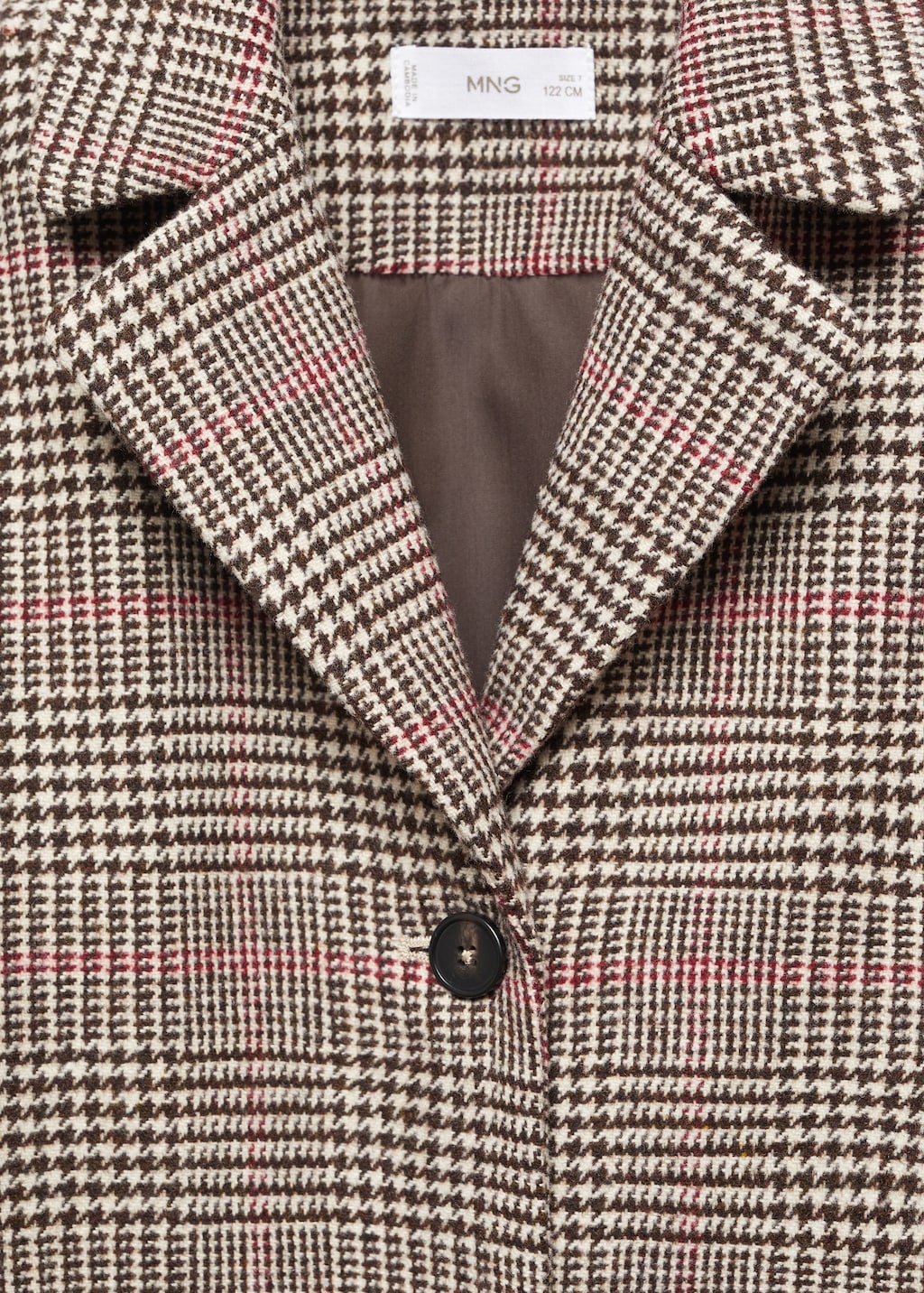 Checked overcoat - Details of the article 8