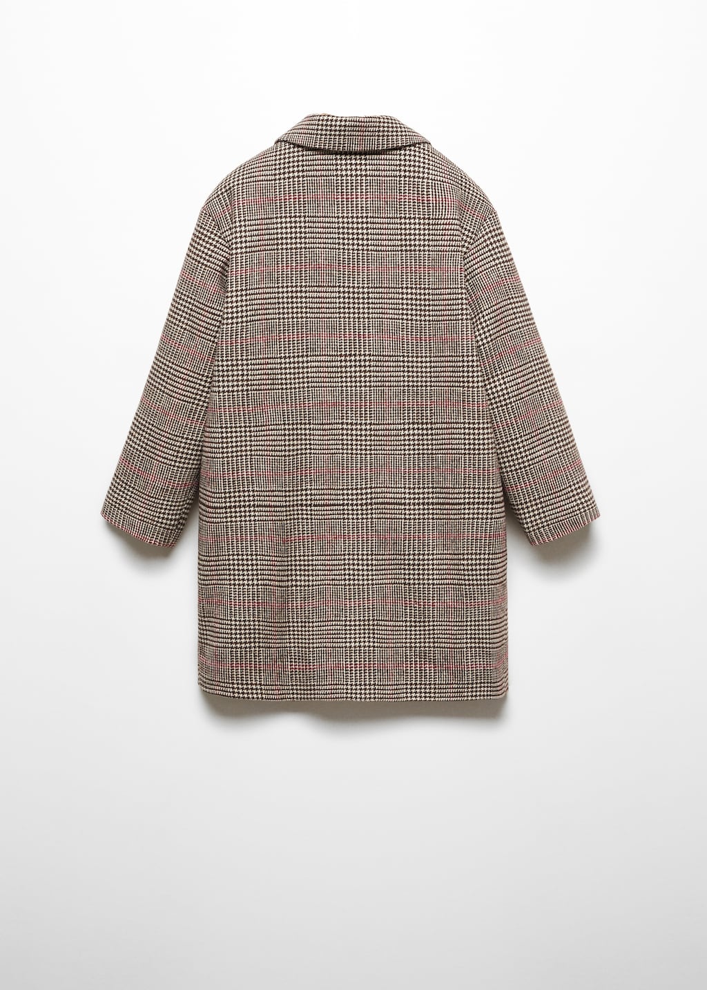 Checked overcoat - Reverse of the article