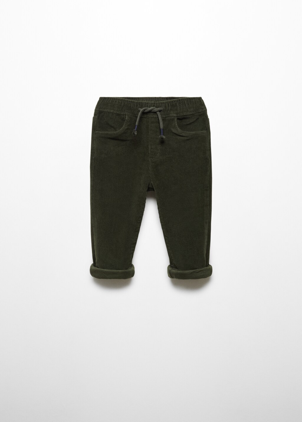 Corduroy jogger trousers - Article without model