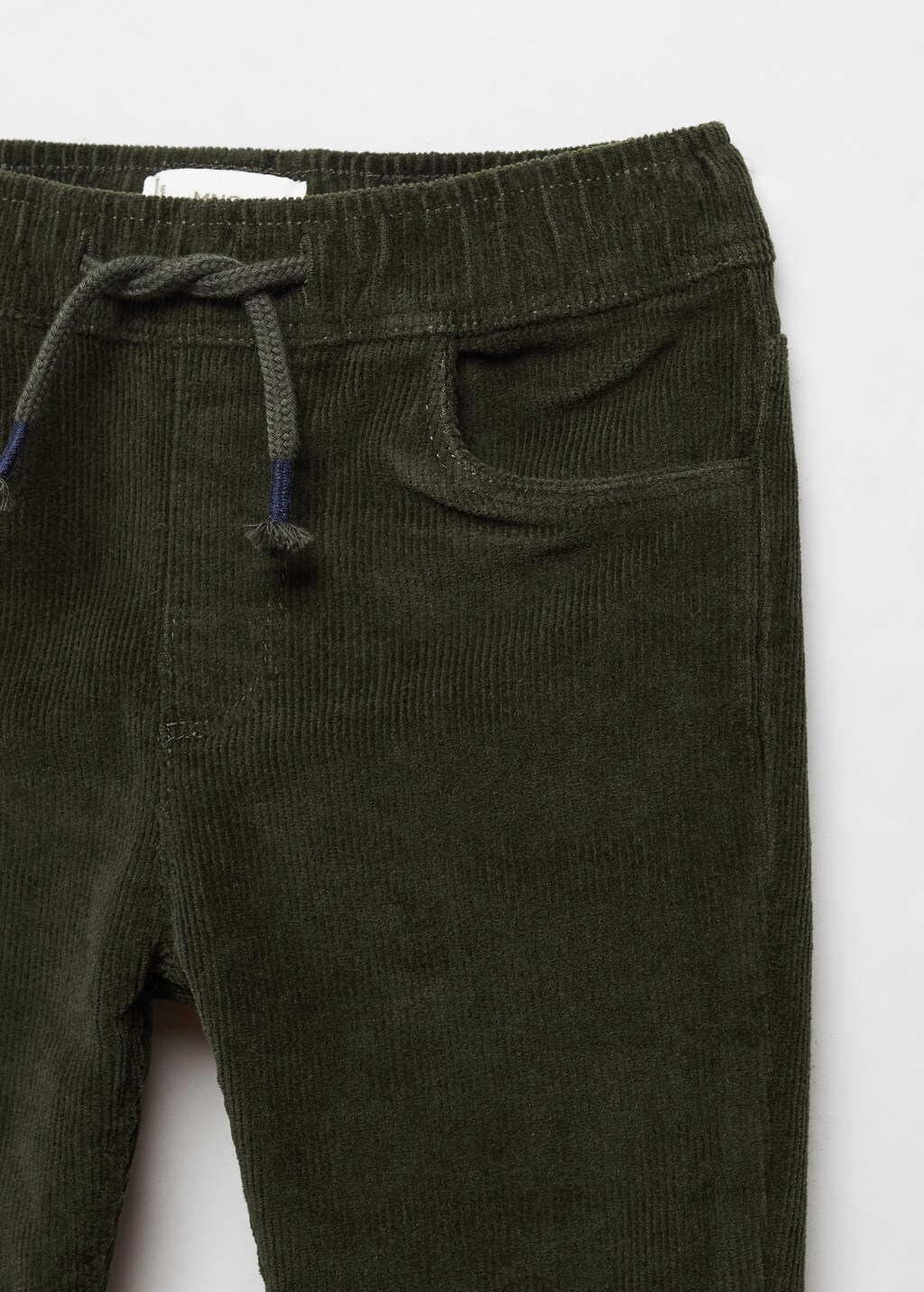 Corduroy jogger trousers - Details of the article 8