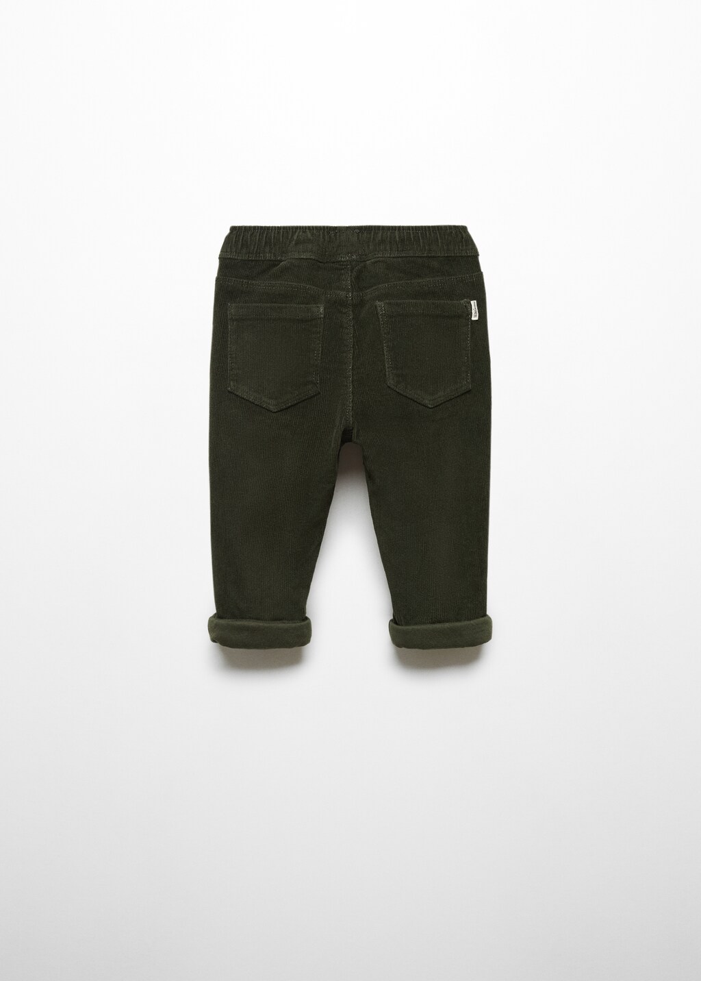 Corduroy jogger trousers - Reverse of the article