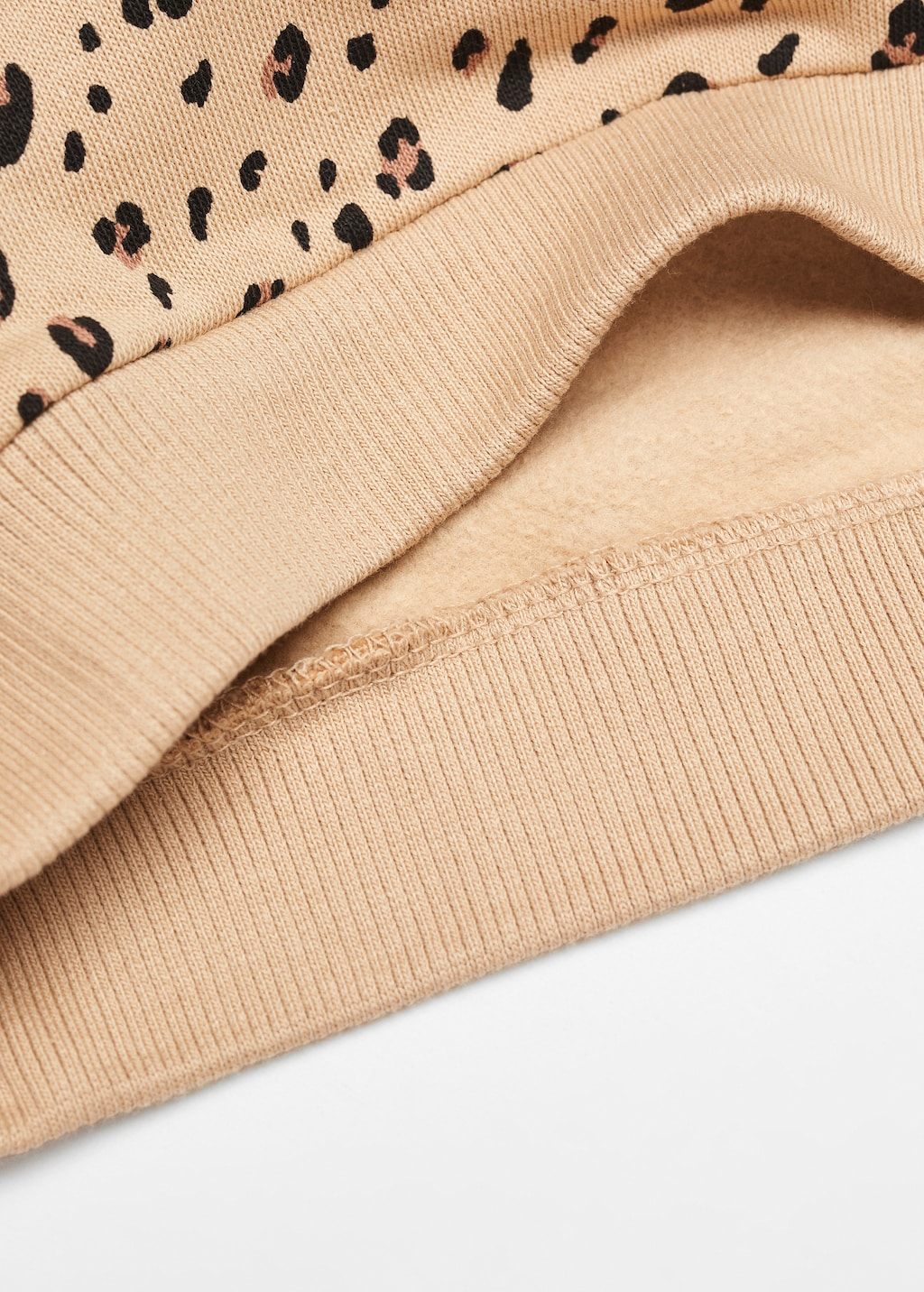 Sweatshirt mit Leopardenmuster - Detail des Artikels 1