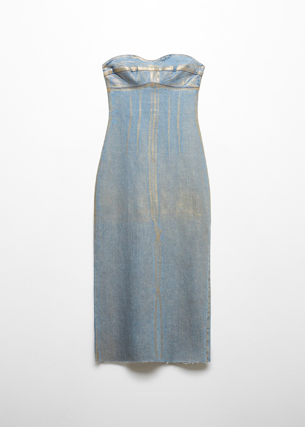 Denim foil dress - Article without model