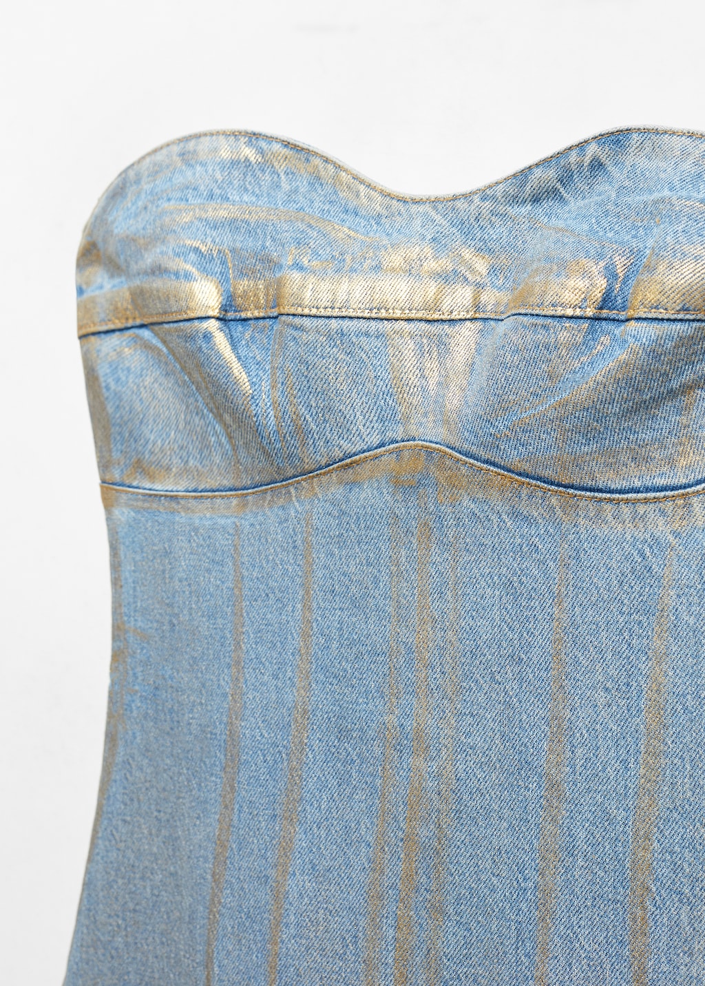 Denim foil dress - Details of the article 8