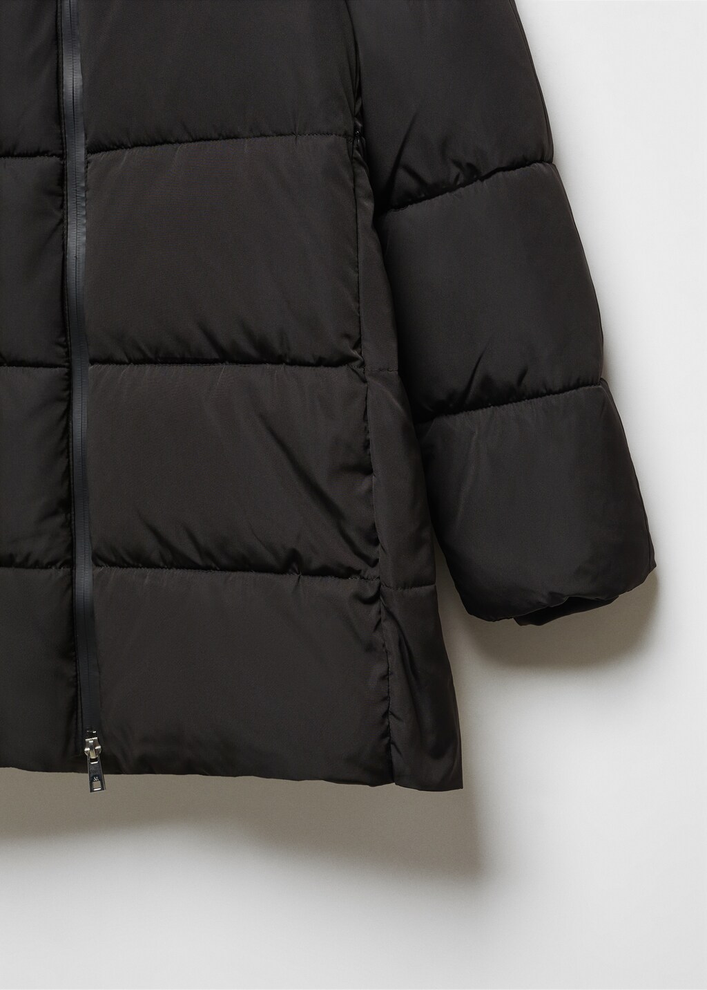 Hood quilted coat - Details of the article 8