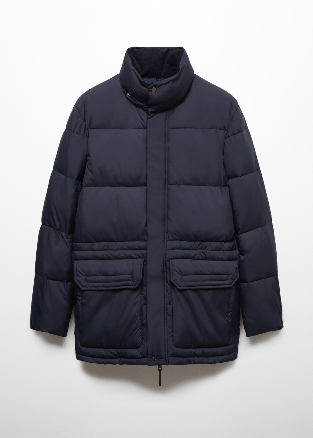 Water-repellent quilted parka - Details of the article 0