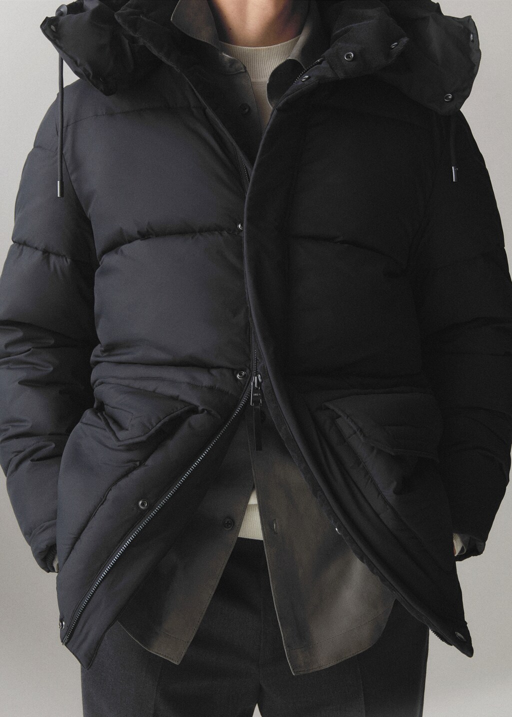 Water-repellent quilted parka - Details of the article 6