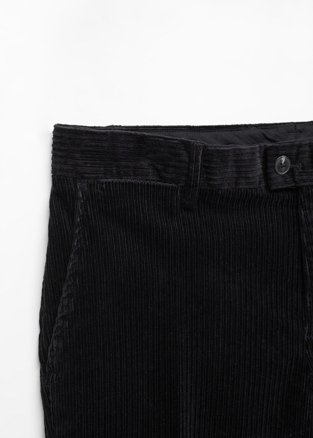 Slim fit corduroy trousers - Details of the article 8