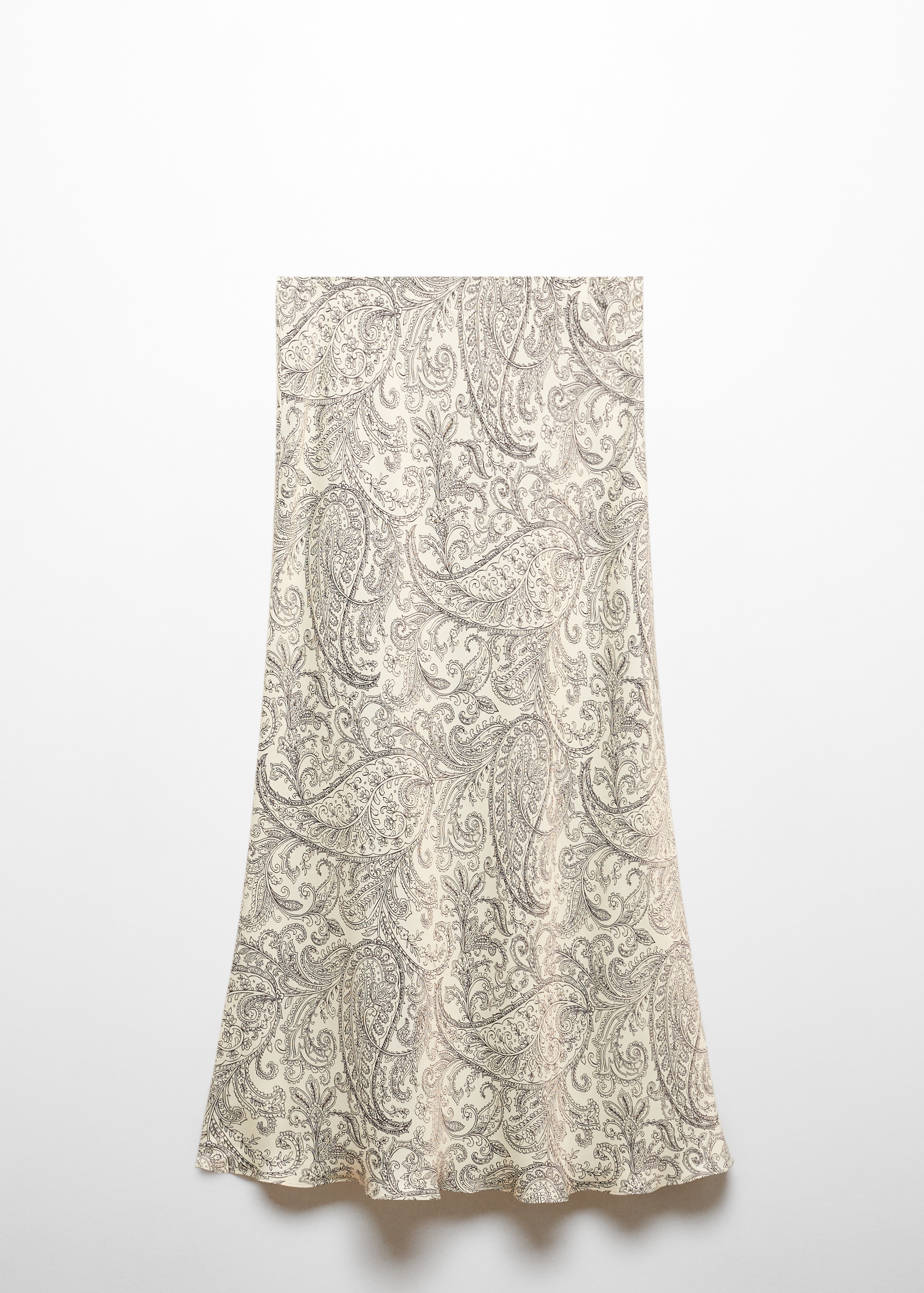 Paisley-print long skirt - Article without model