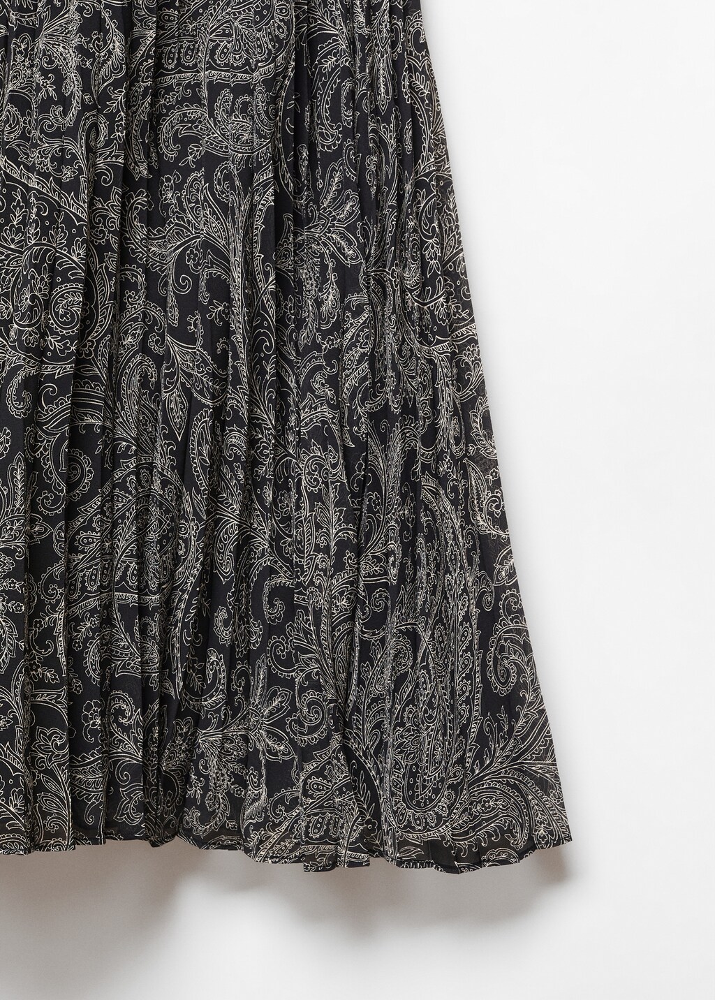 Paisley-print pleated skirt - Details of the article 8