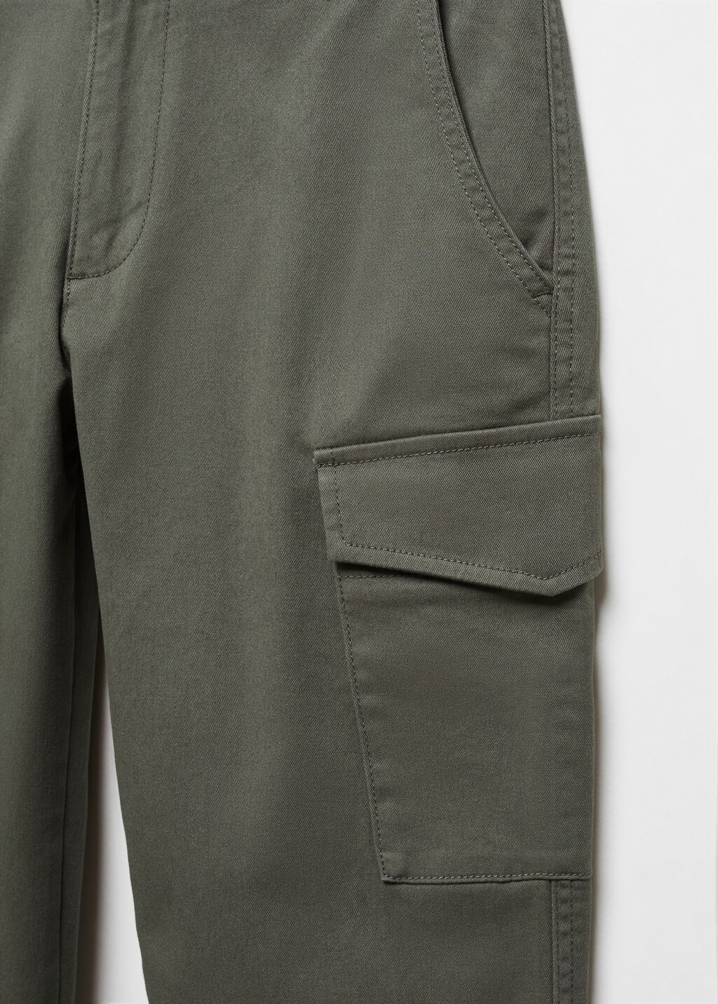 Cotton cargo trousers - Details of the article 8