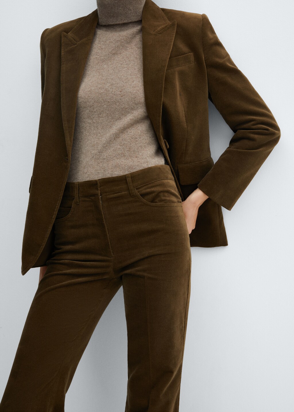 Velveteen suit trousers - Details of the article 6