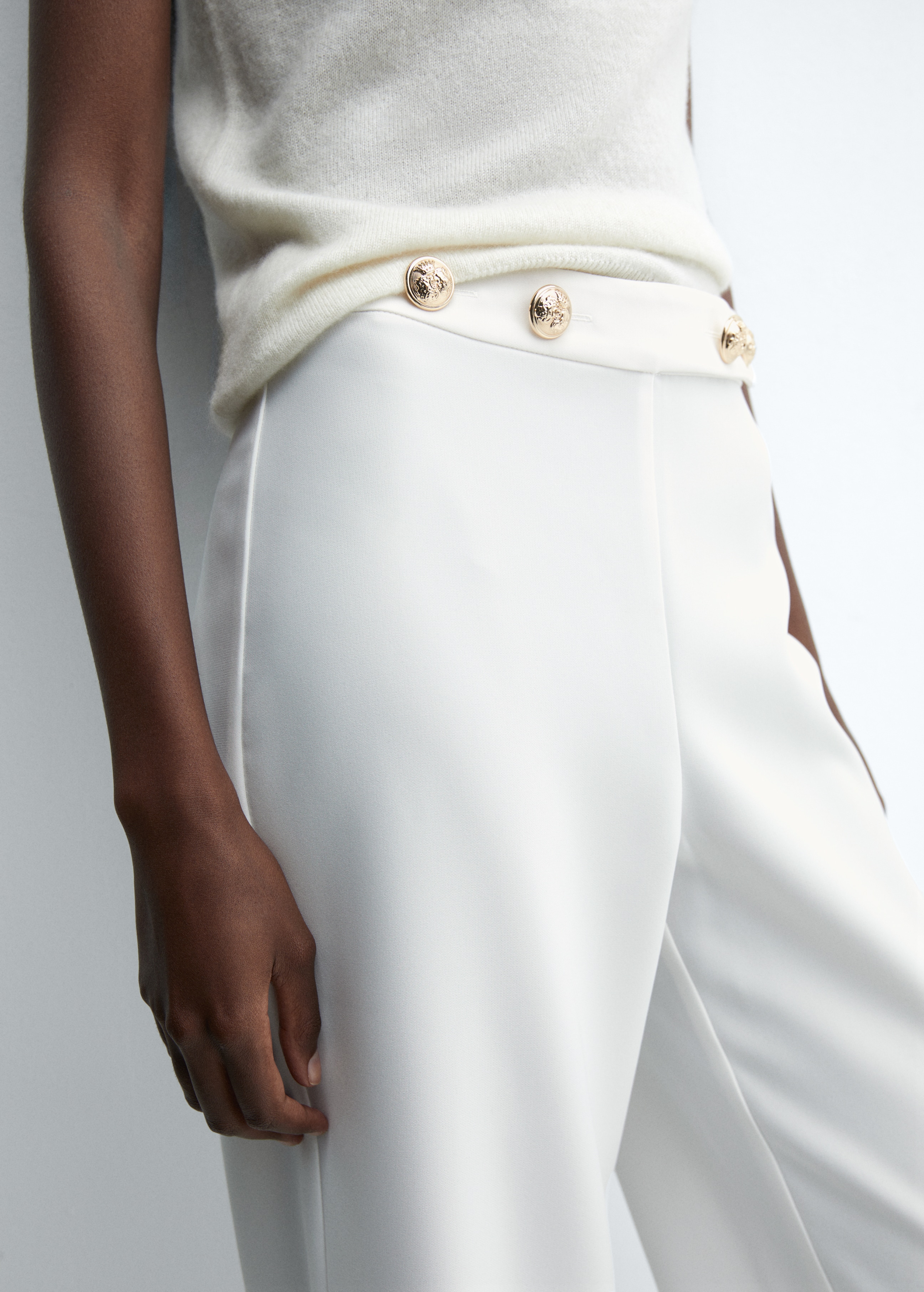 Trousers with waist button  - Details of the article 6