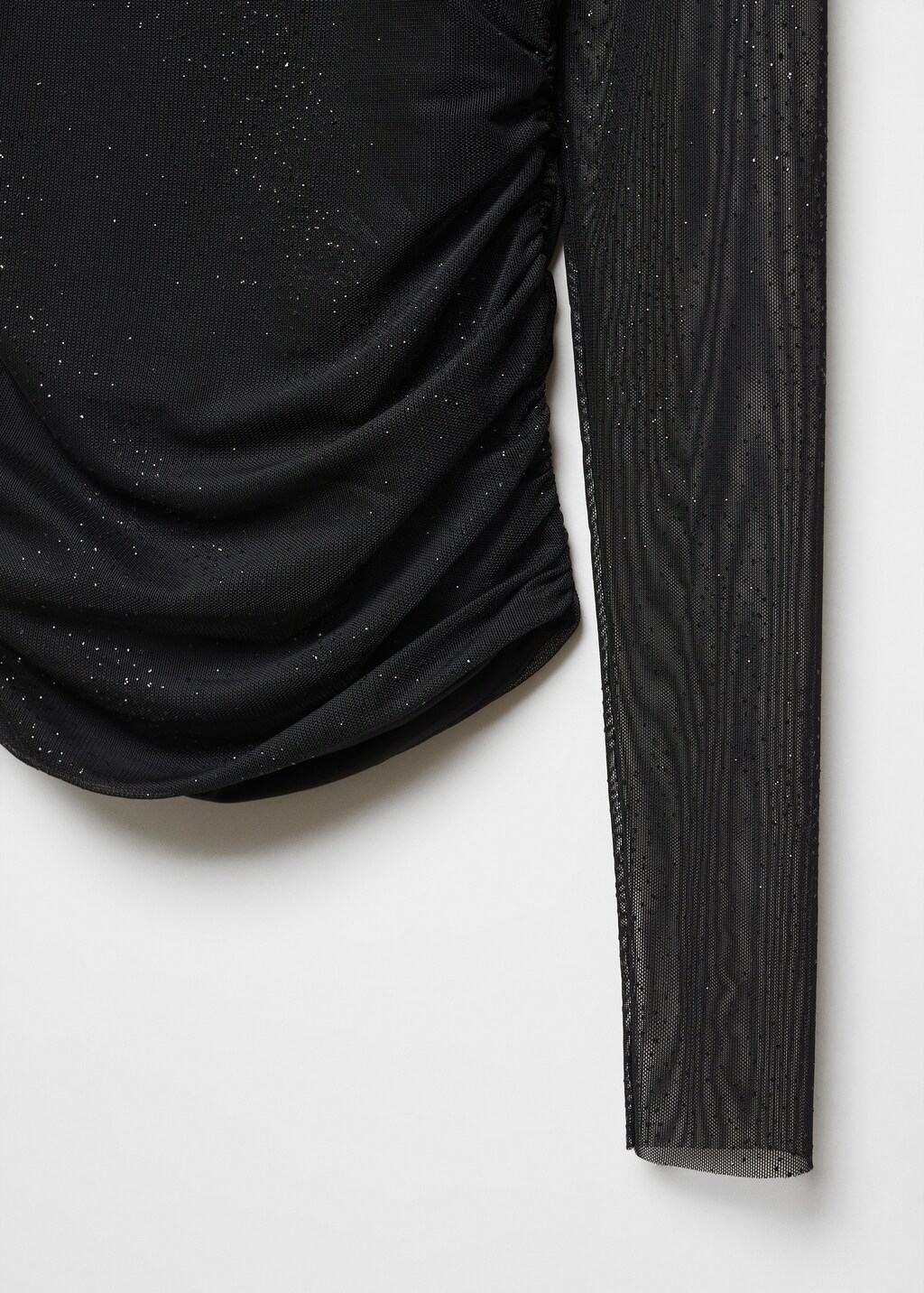 Mesh-T-Shirt mit Glitzer - Detail des Artikels 8