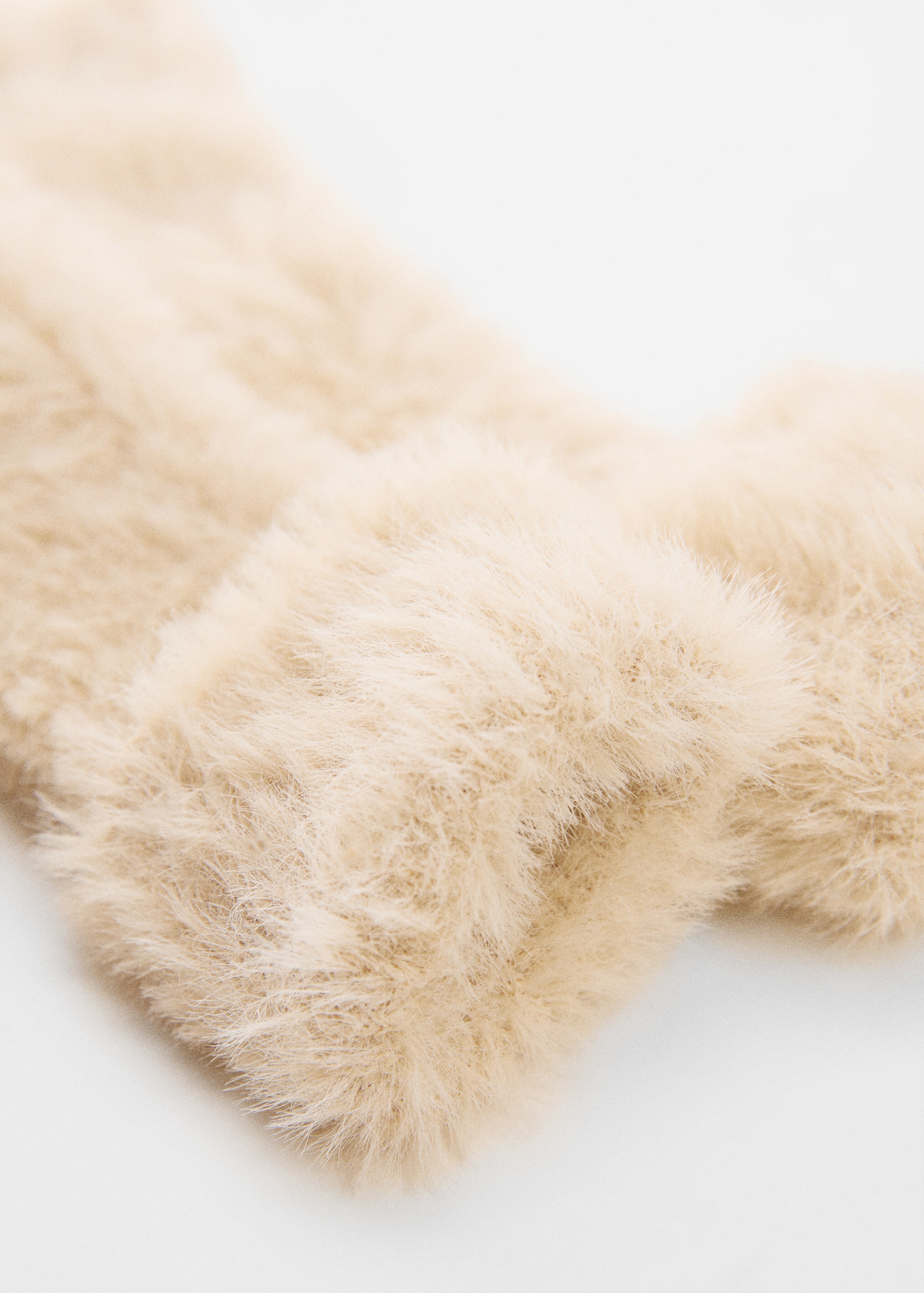 Fur-effect gloves - Medium plane