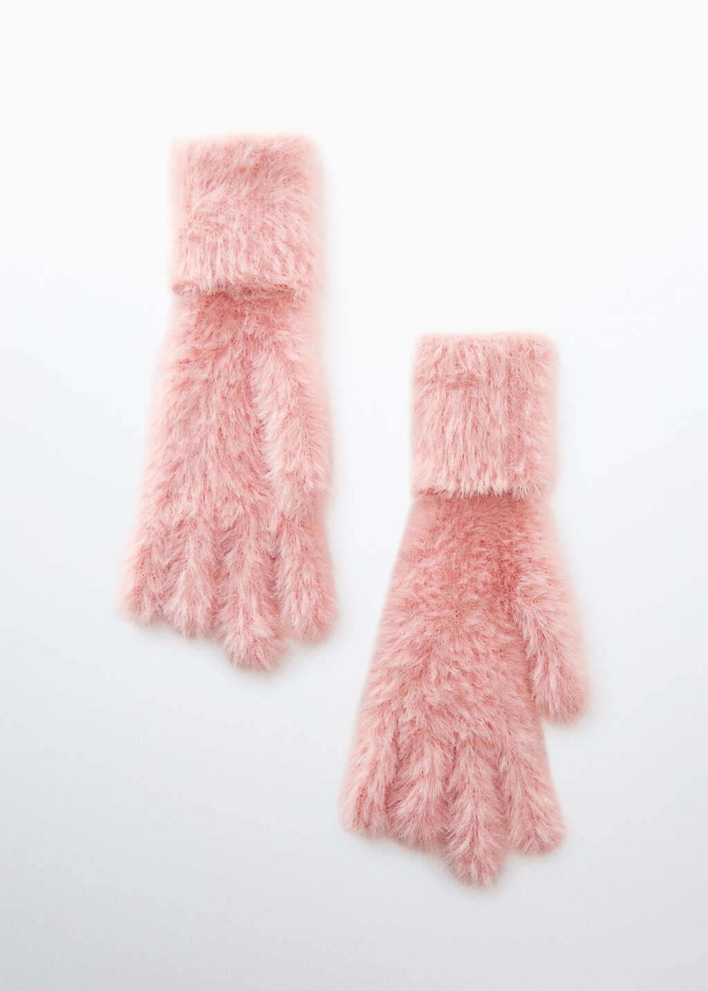 Fur-effect gloves - Article without model