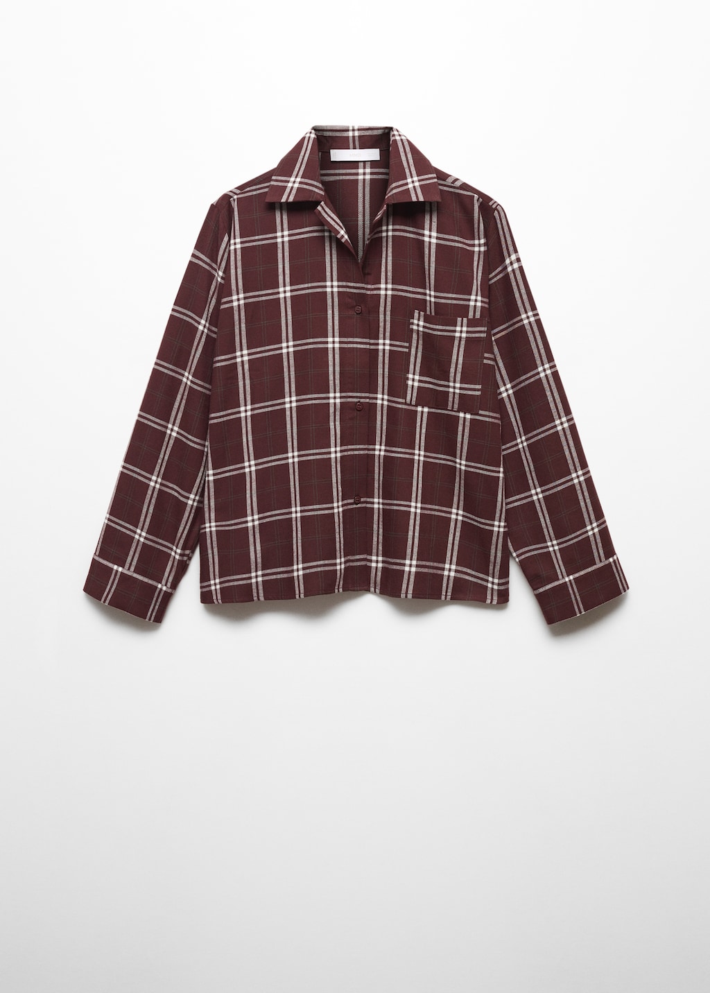 Chemise pyjama carreaux flanelle - Article sans modèle