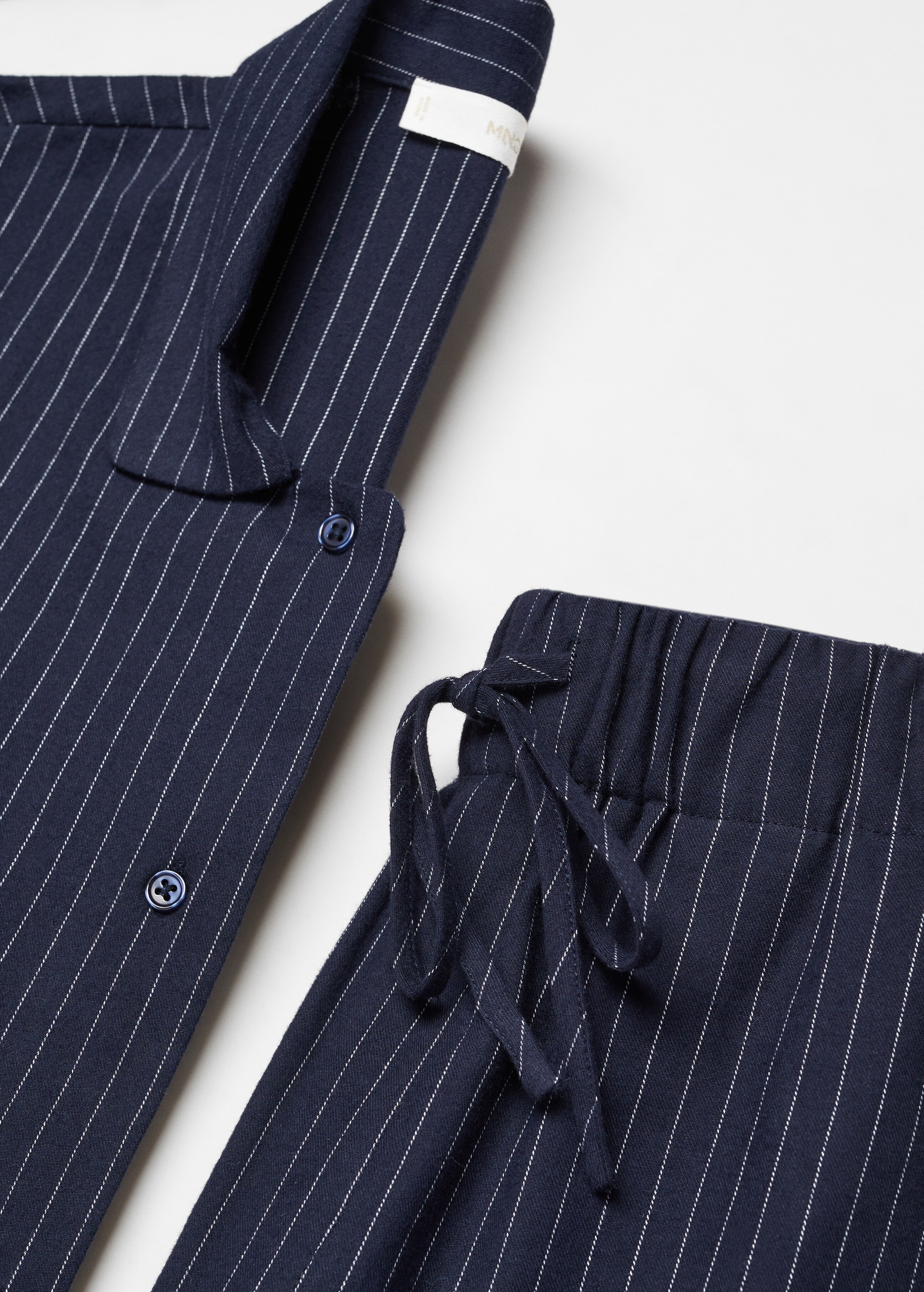 Striped pajama trousers - Details of the article 8