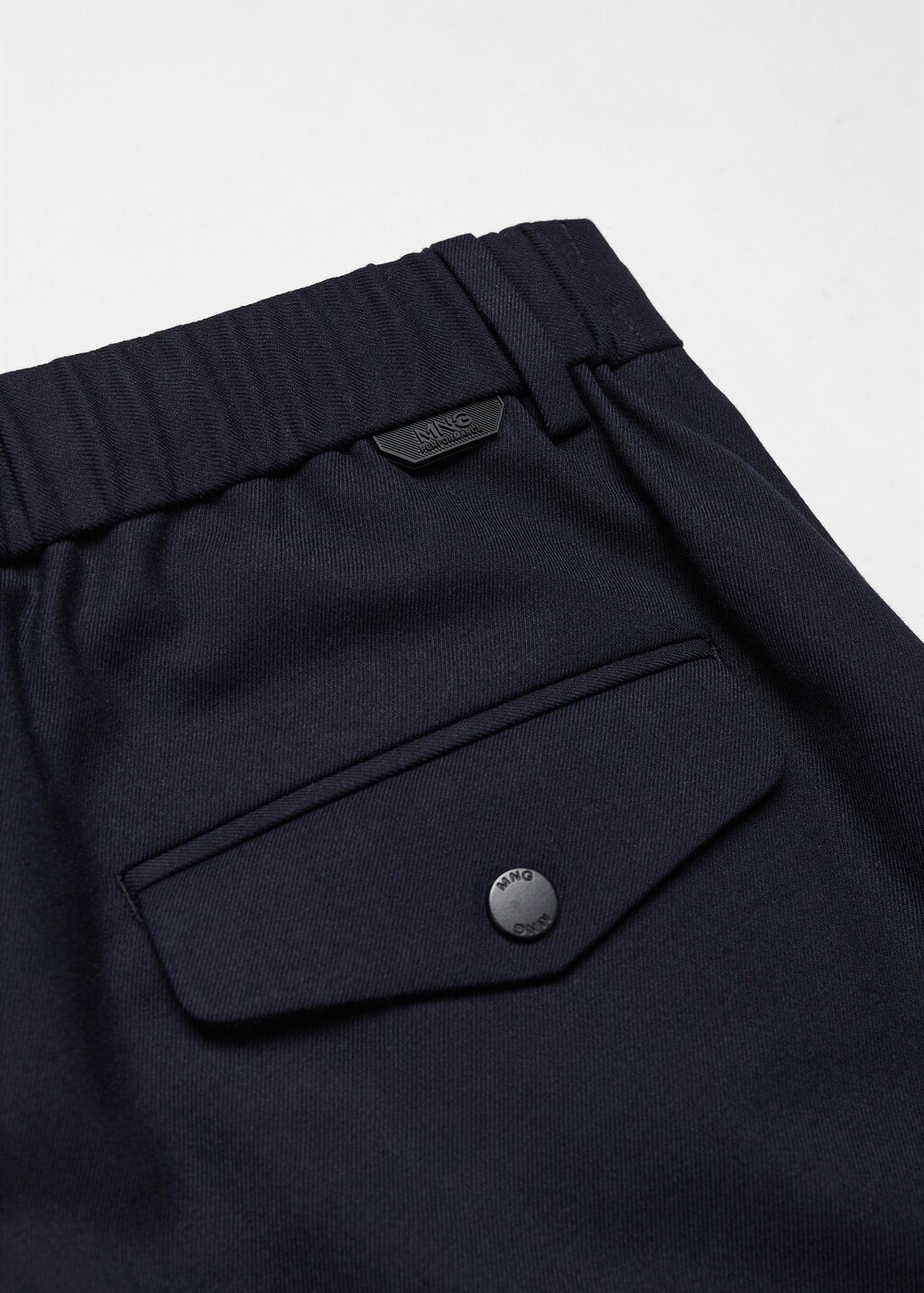 Slim fit technical fabric pants - Details of the article 8