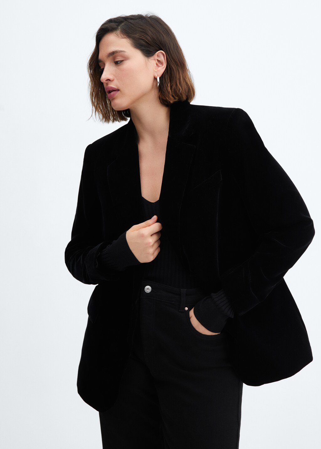 Velvet blazer - Details of the article 5