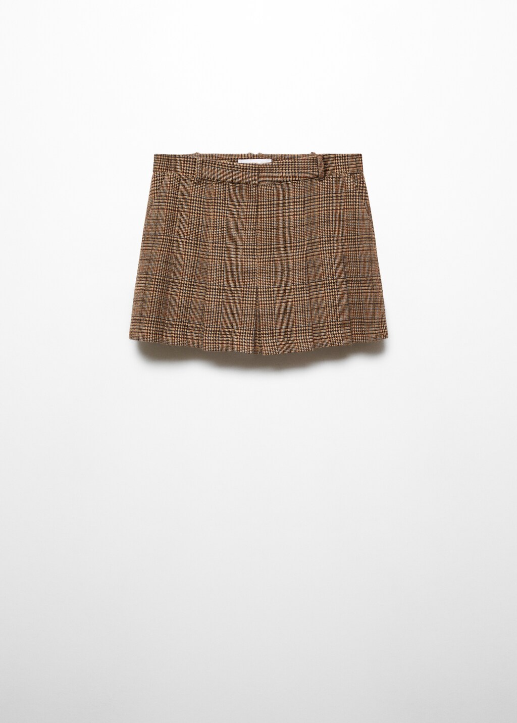 Houndstooth pleated skirt - Article without model