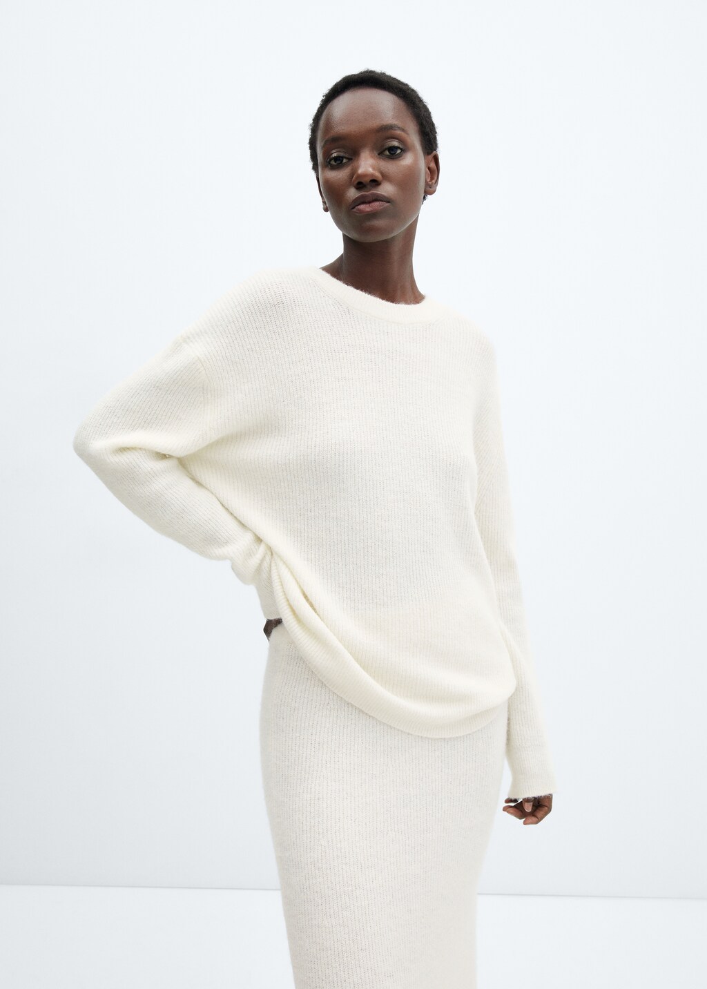 Long knitted skirt - Details of the article 1