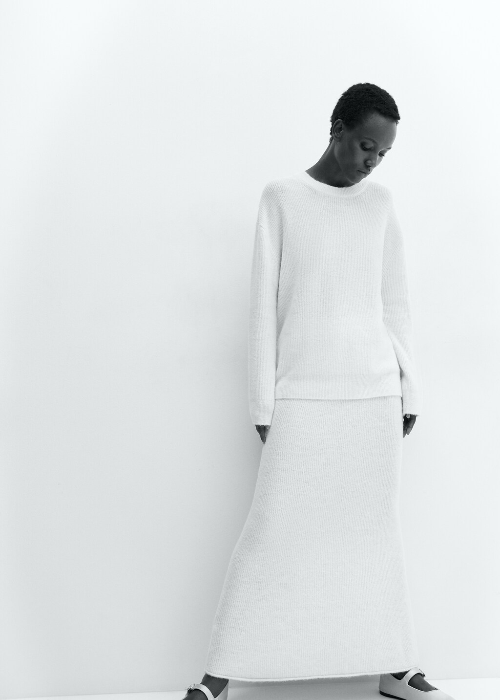 Long knitted skirt - Details of the article 2