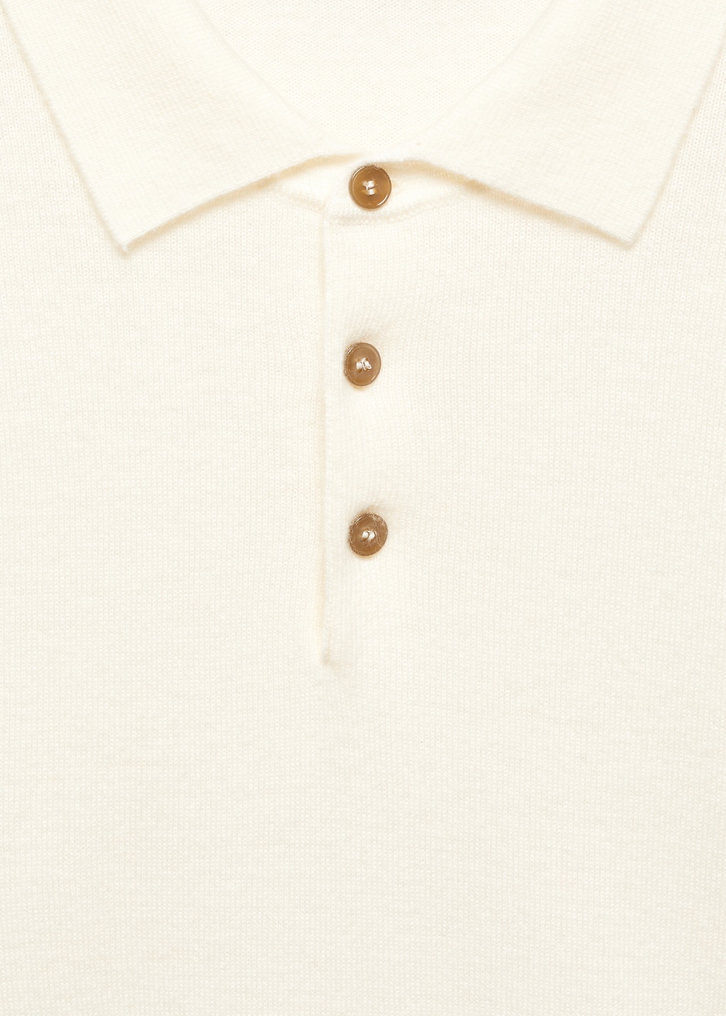 Cashmere wool knit polo shirt - Details of the article 8