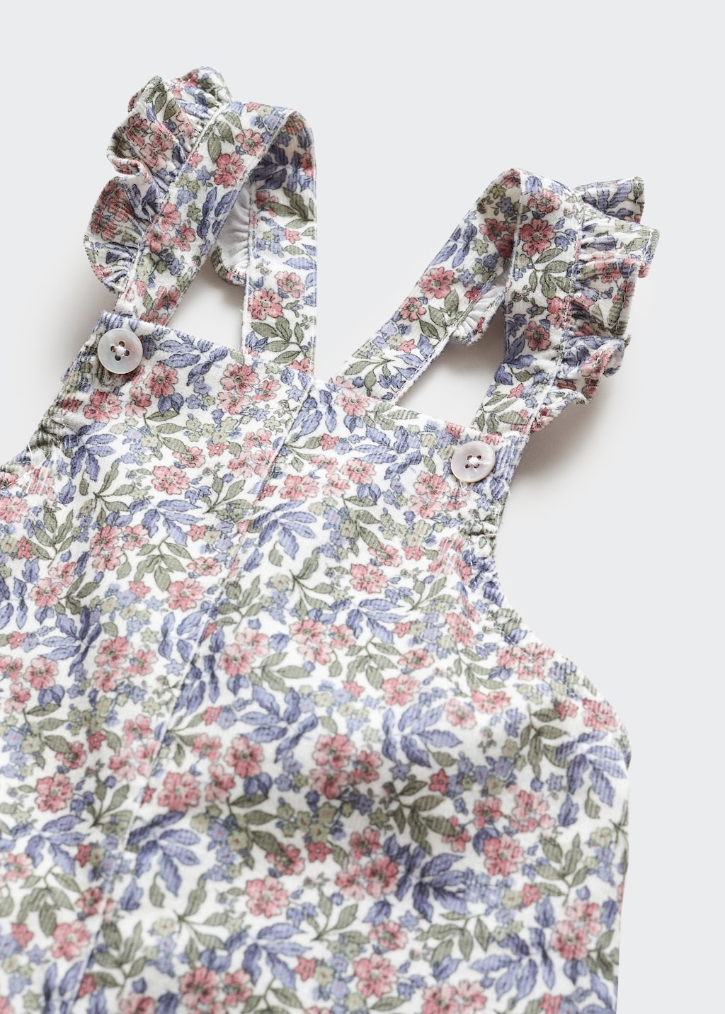 Floral print dungarees - Details of the article 8