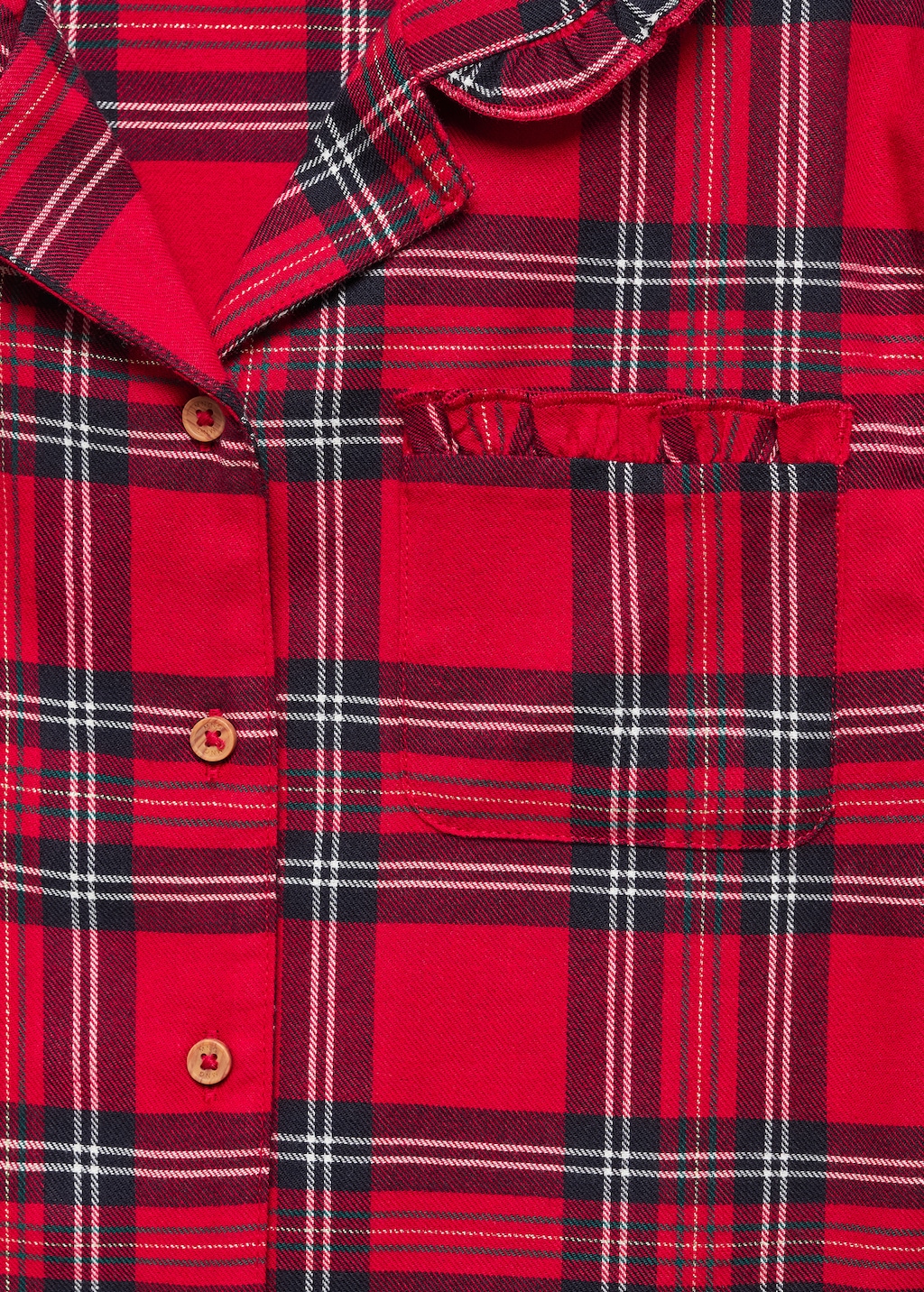 Two-pieces check long pyjamas - Details of the article 0