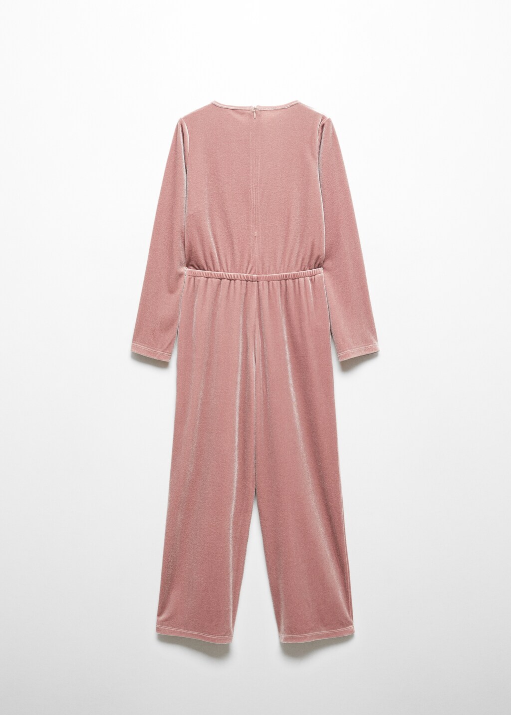 Velvet long jumpsuit - Reverse of the article