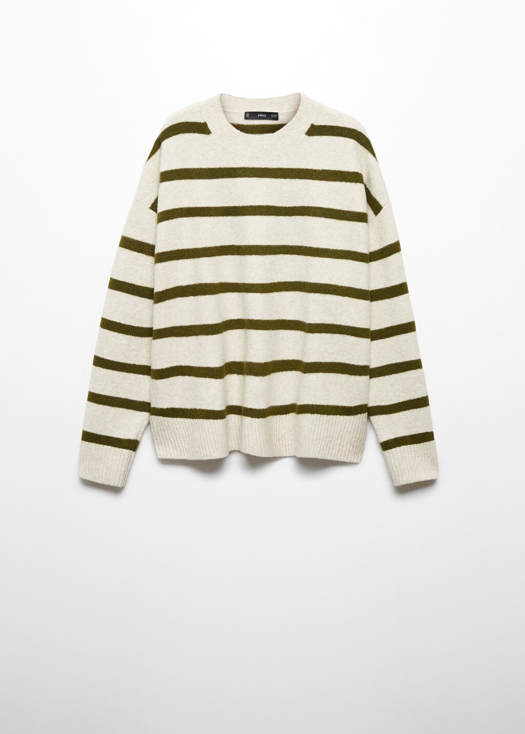 Round-neck striped sweater - Article without model