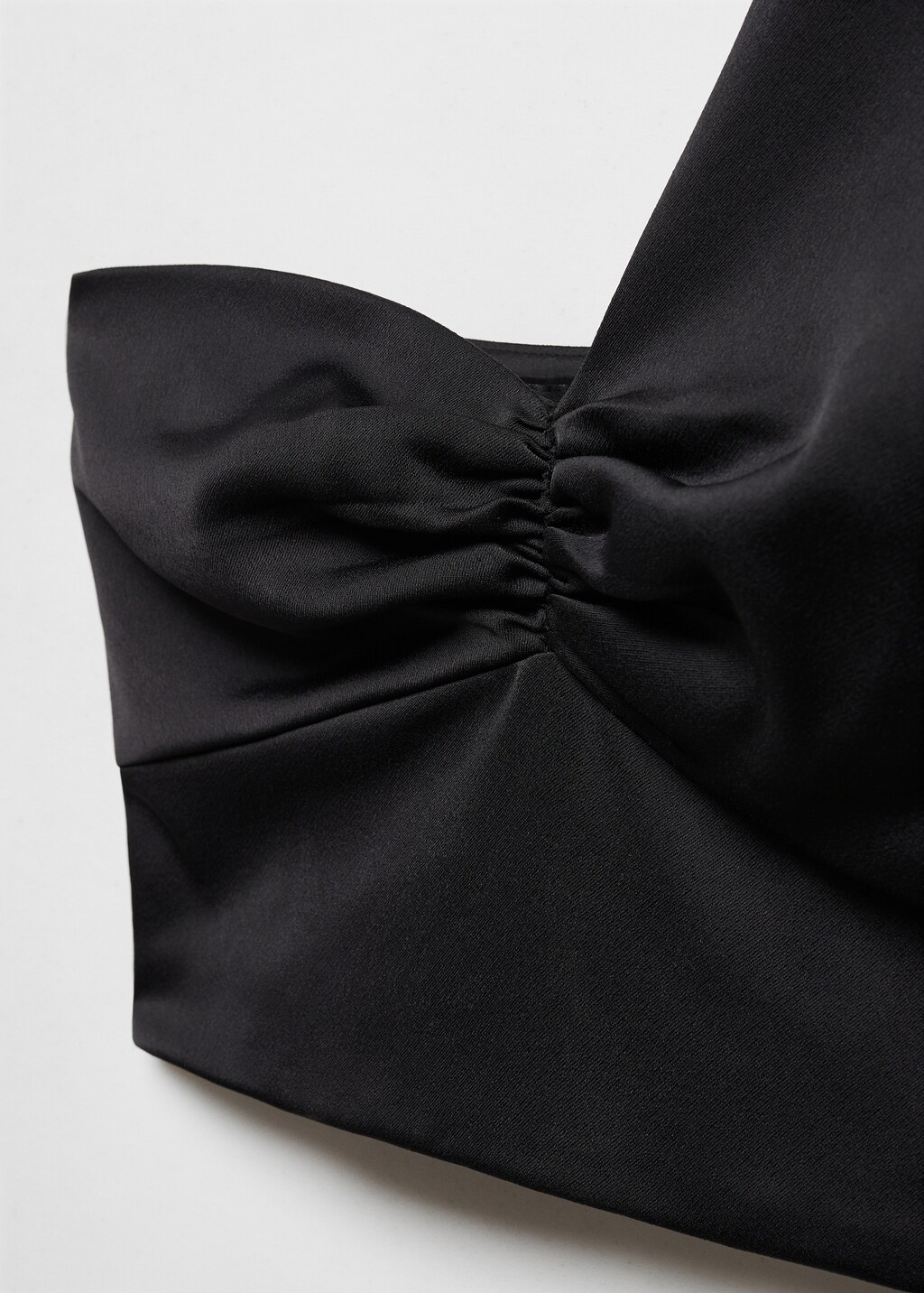 Asymmetrical cropped blouse - Details of the article 8