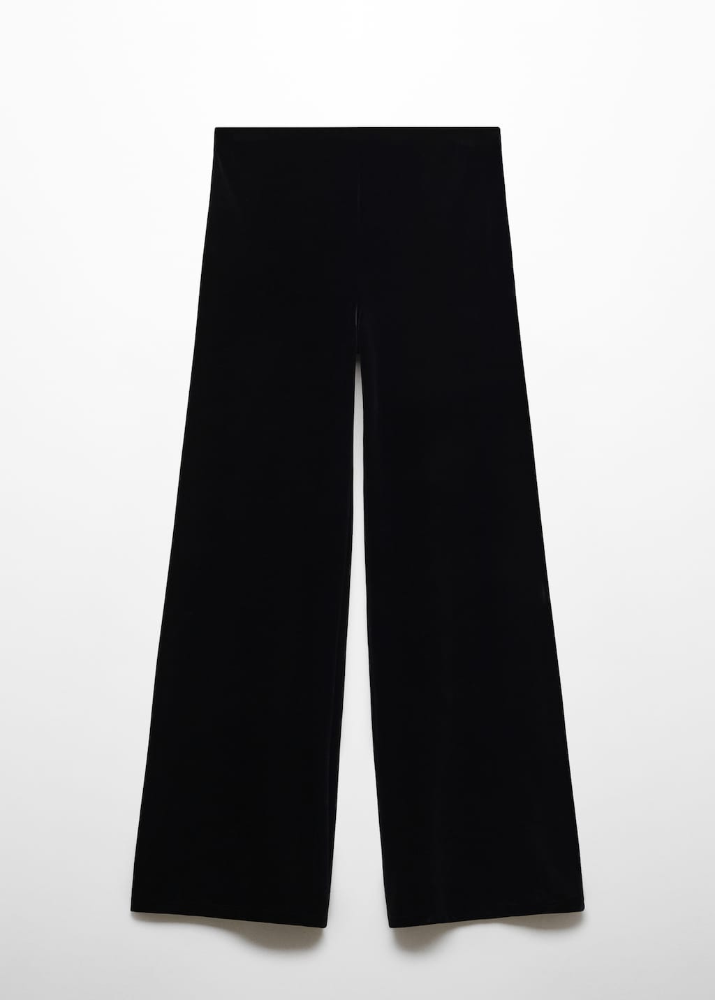 Velvet wideleg trousers - Article without model