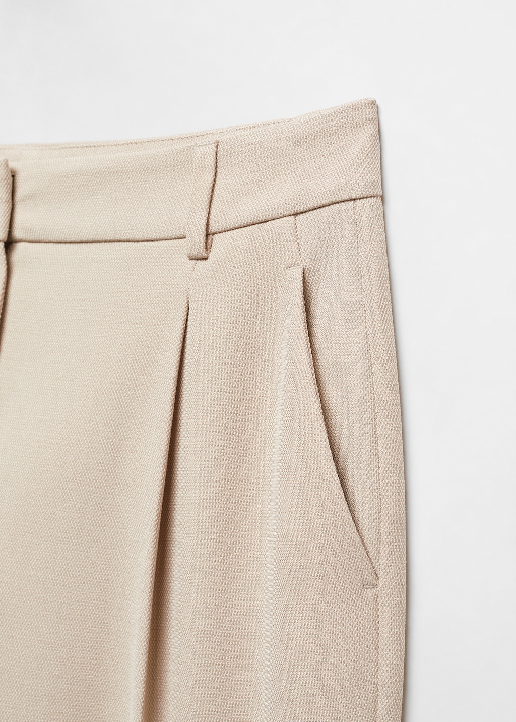 Straight-fit pleated pants - Details of the article 8