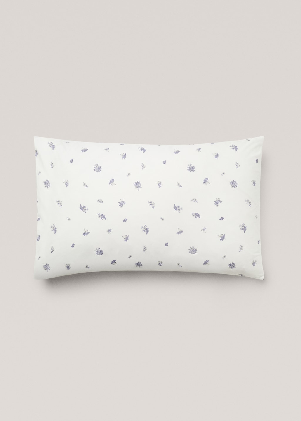 Flowers print pillowcase 50X75cm - Article without model