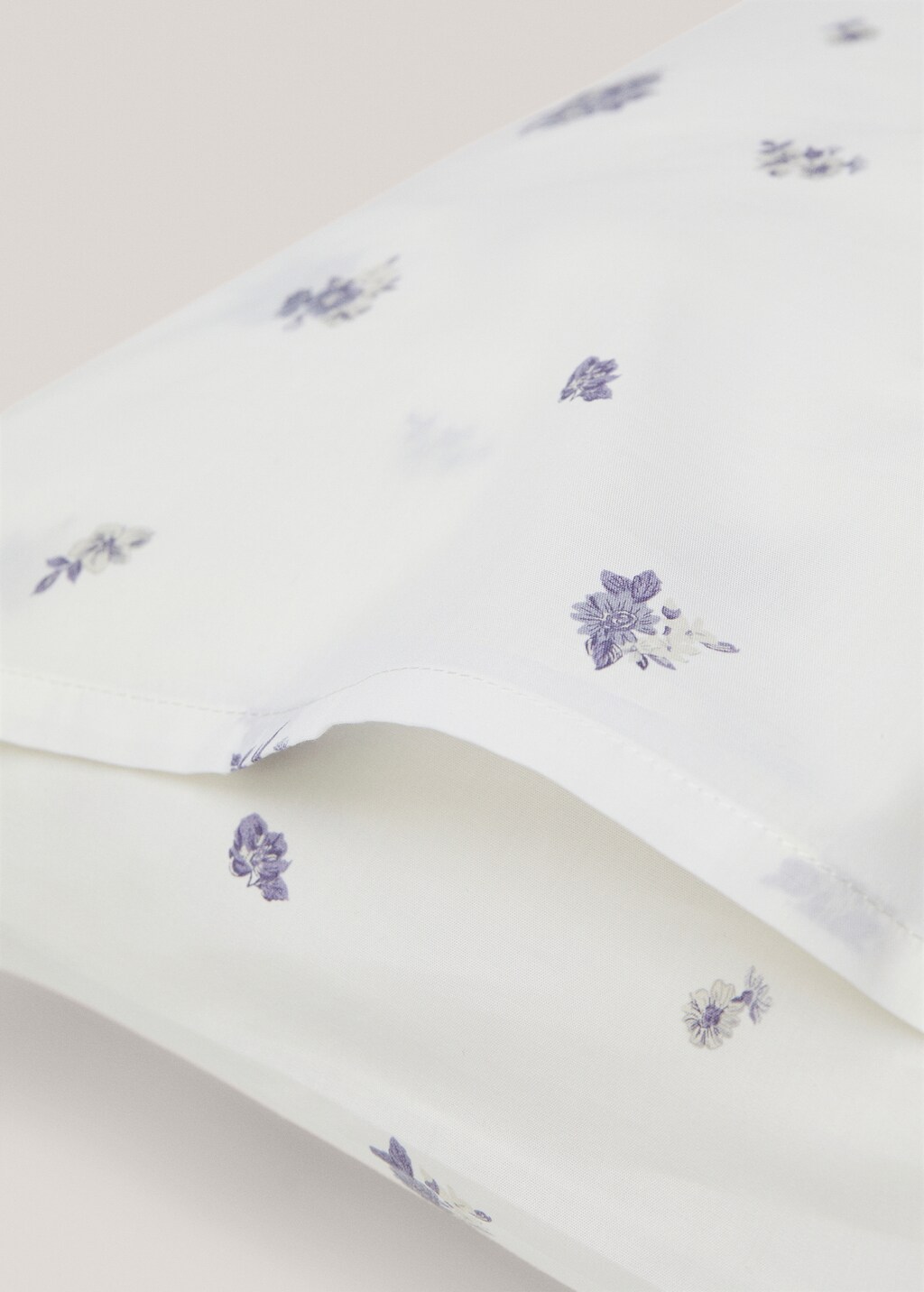 Flowers print pillowcase 50X75cm - Details of the article 1