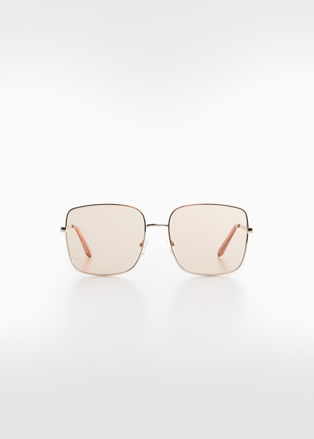 Square metallic frame sunglasses - Article without model