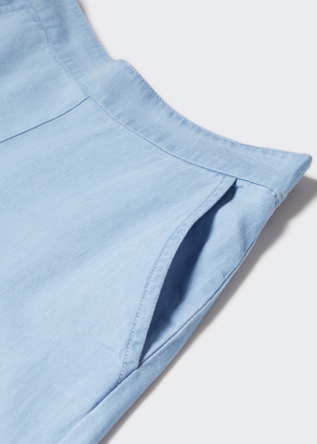 100% cotton culotte trousers - Details of the article 8