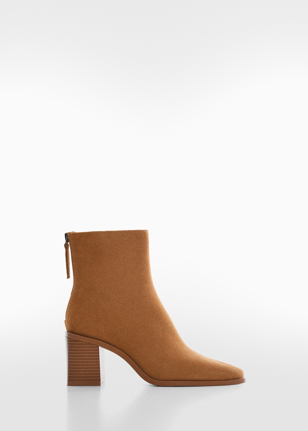 Heel suede ankle boot - Article without model