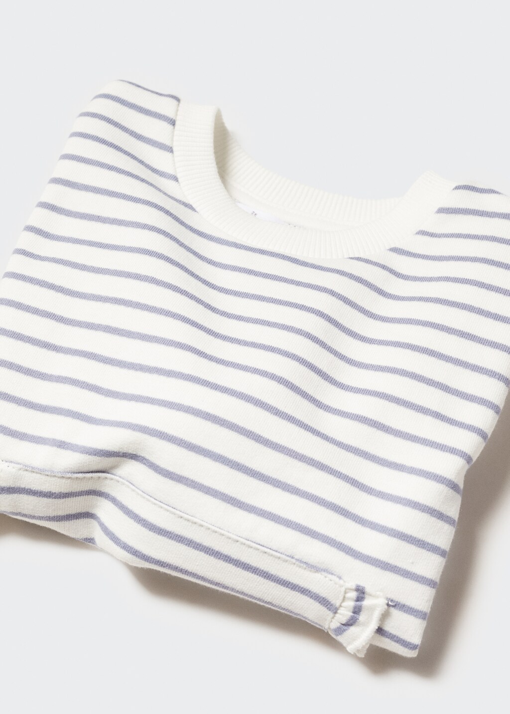 Striped cotton-blend sweatshirt - Details of the article 8