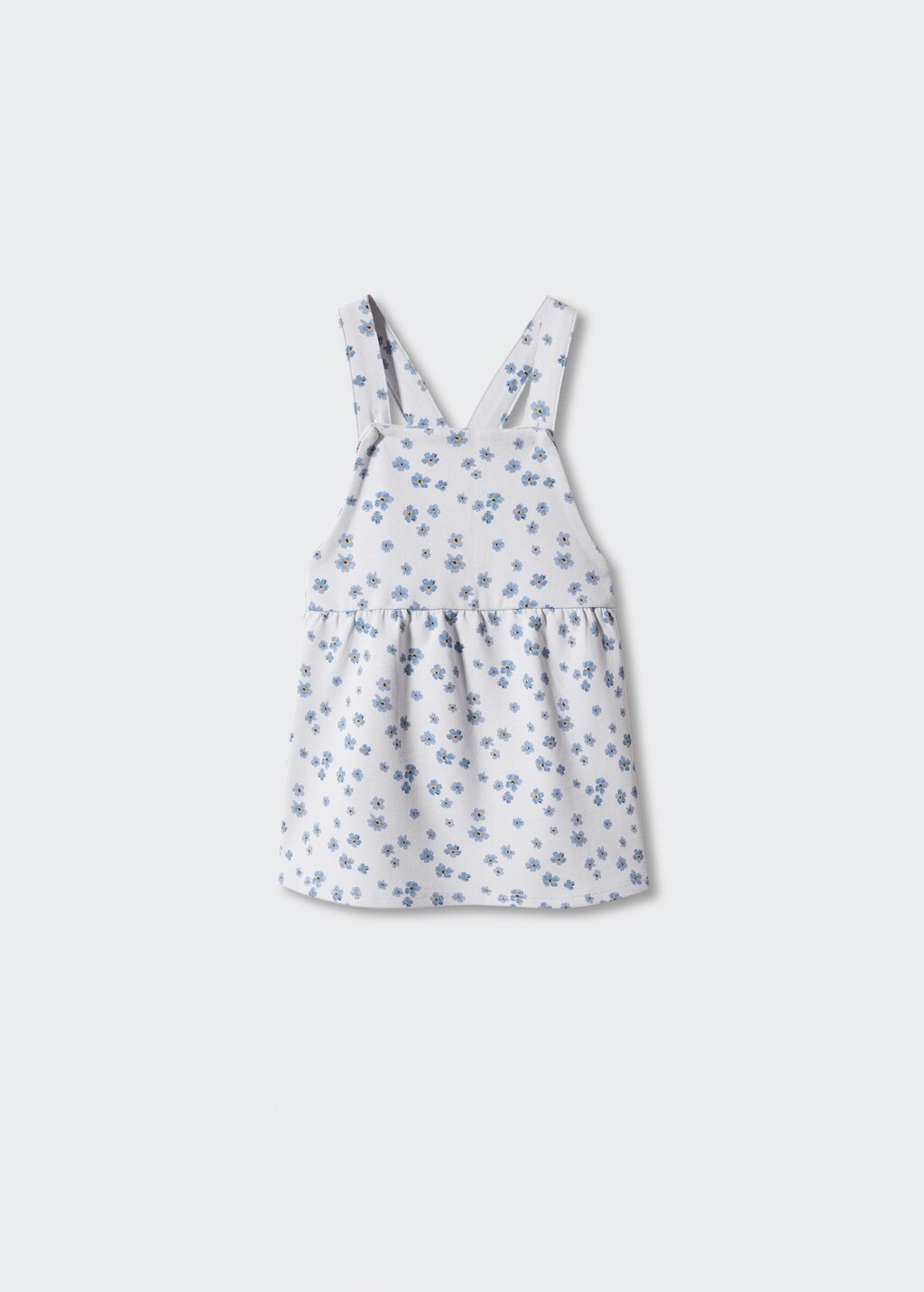 Floral cotton pinafore dress - Article without model