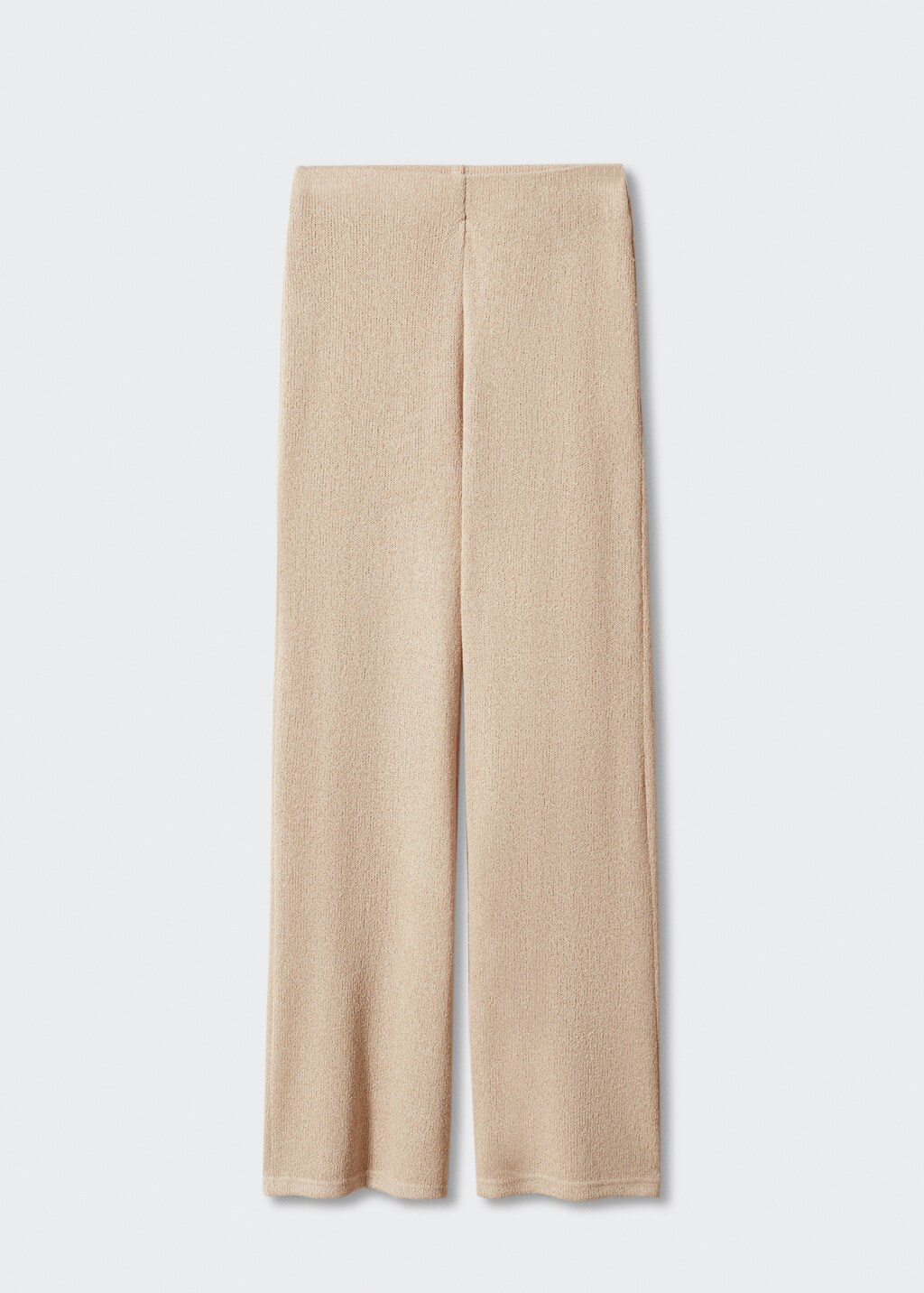 Flared knitted trousers - Article without model