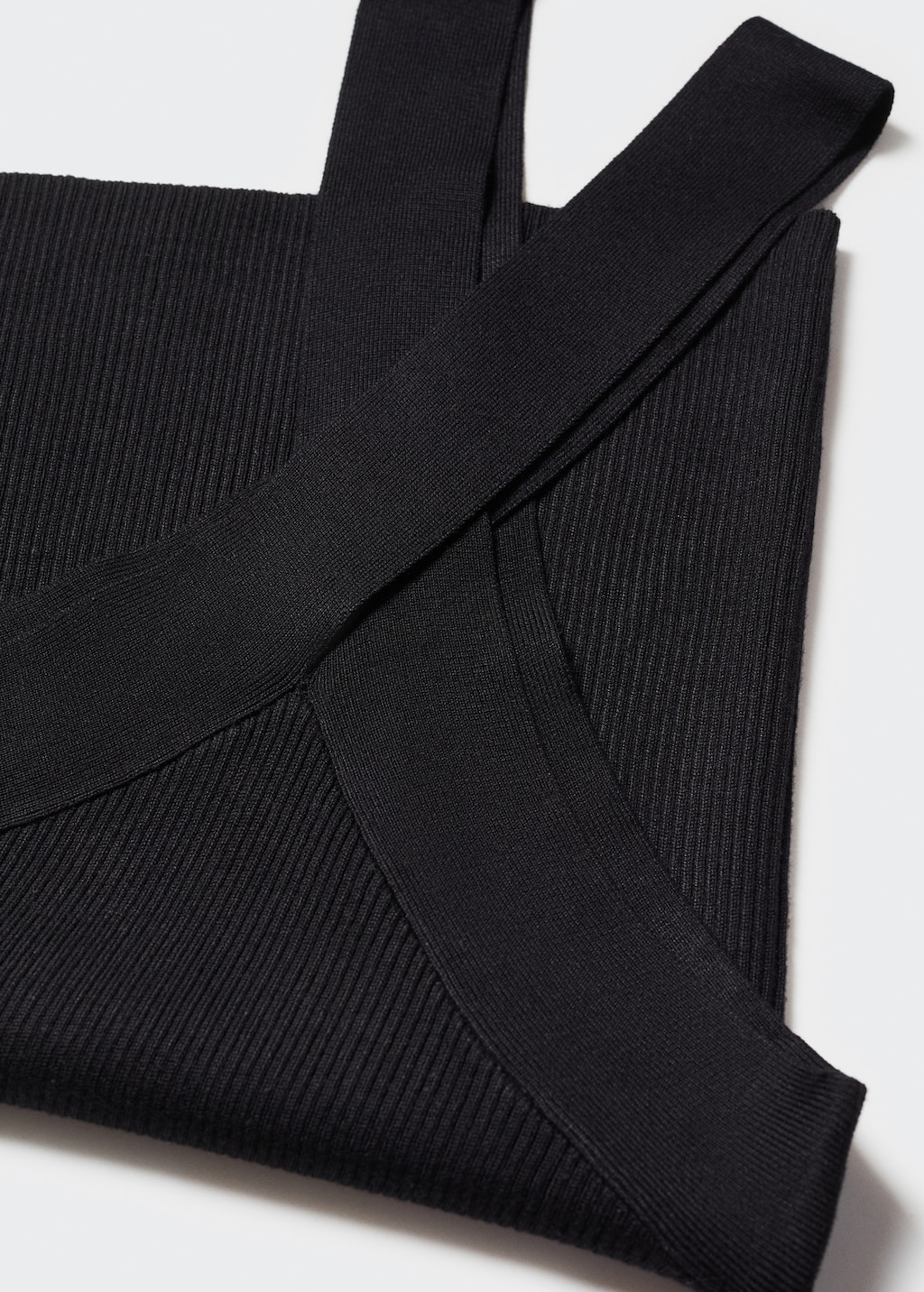 Halter-neck knitted top - Details of the article 8