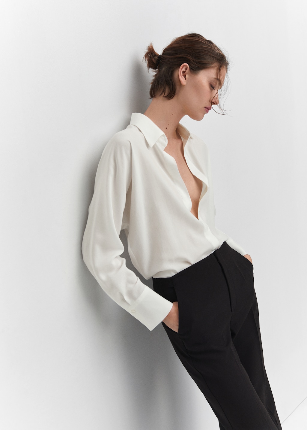 Lyocell fluid shirt - Details of the article 2