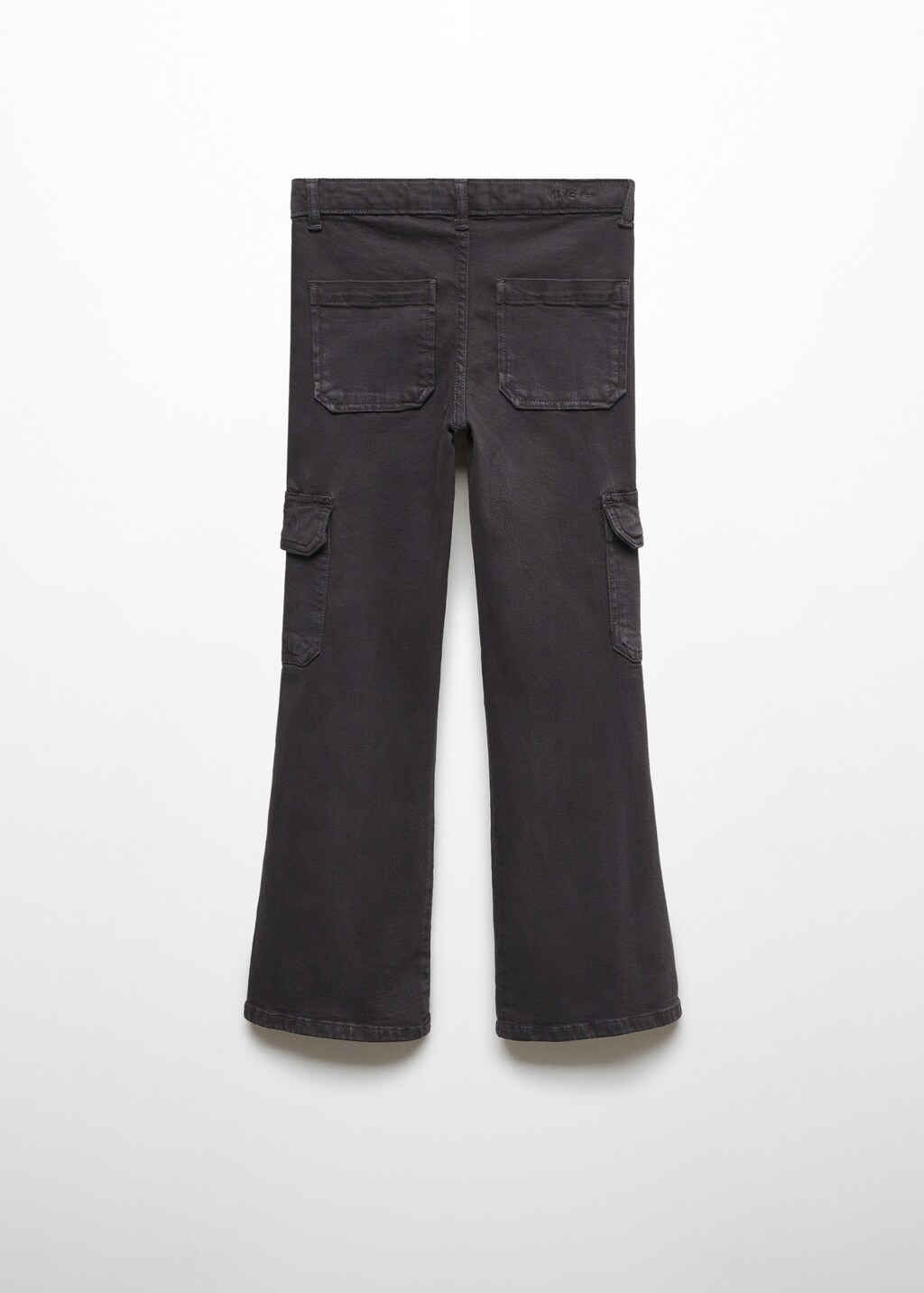 Flared cargo trousers - Reverse of the article