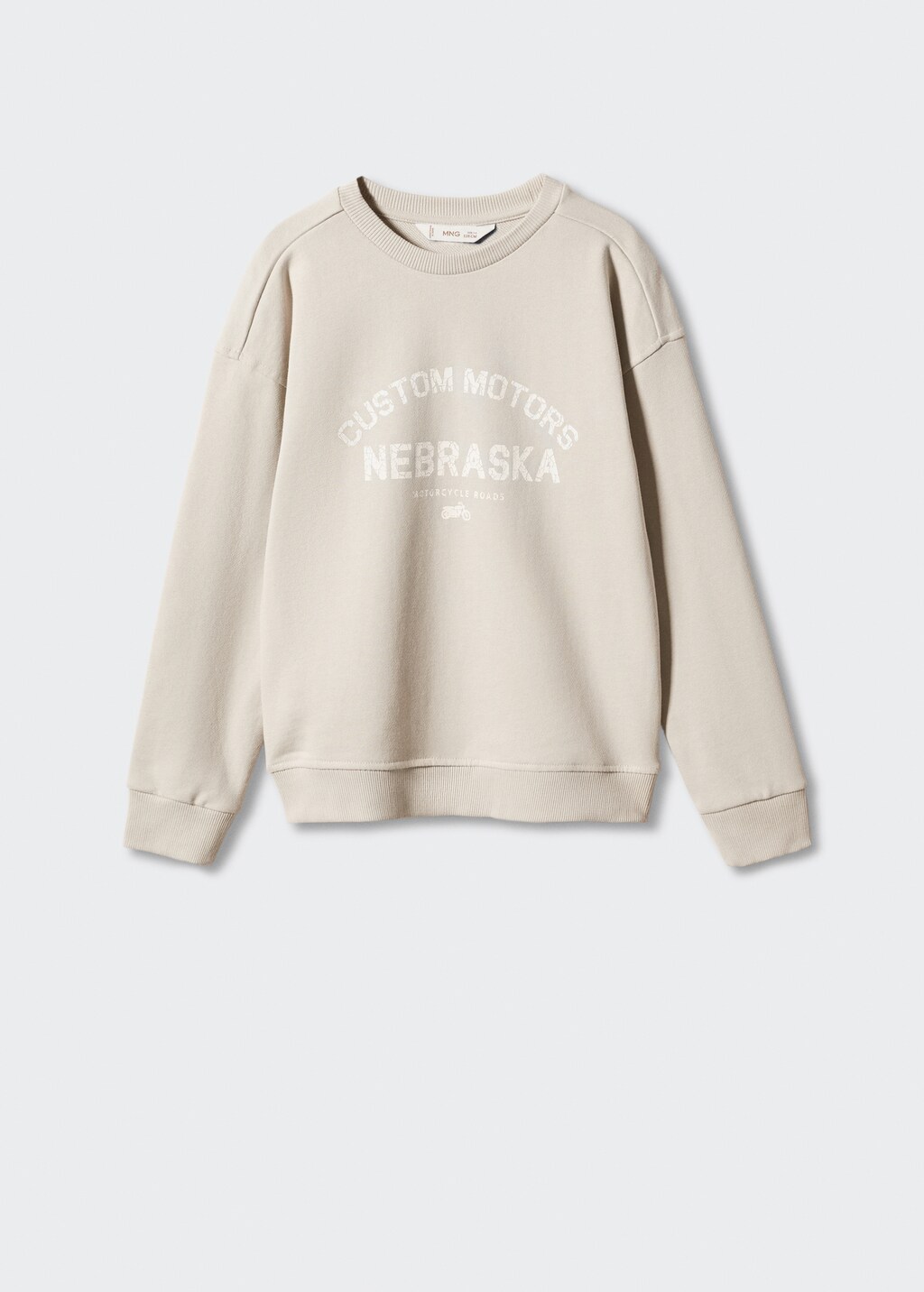 Message cotton sweatshirt - Article without model