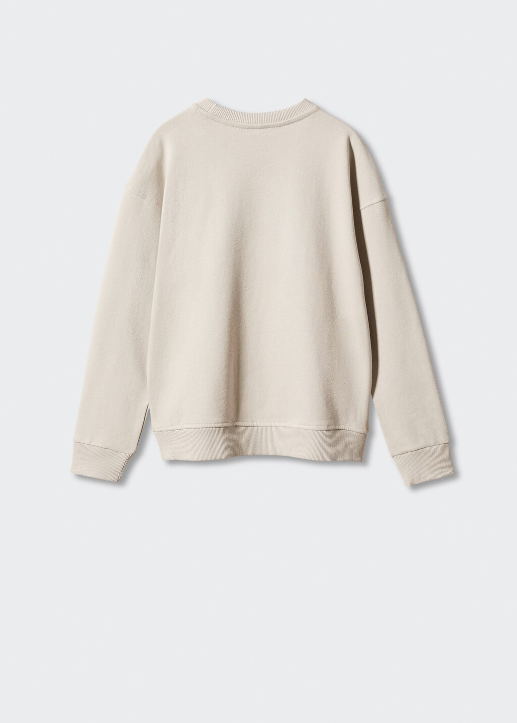 Sweater coton message - Verso de l’article