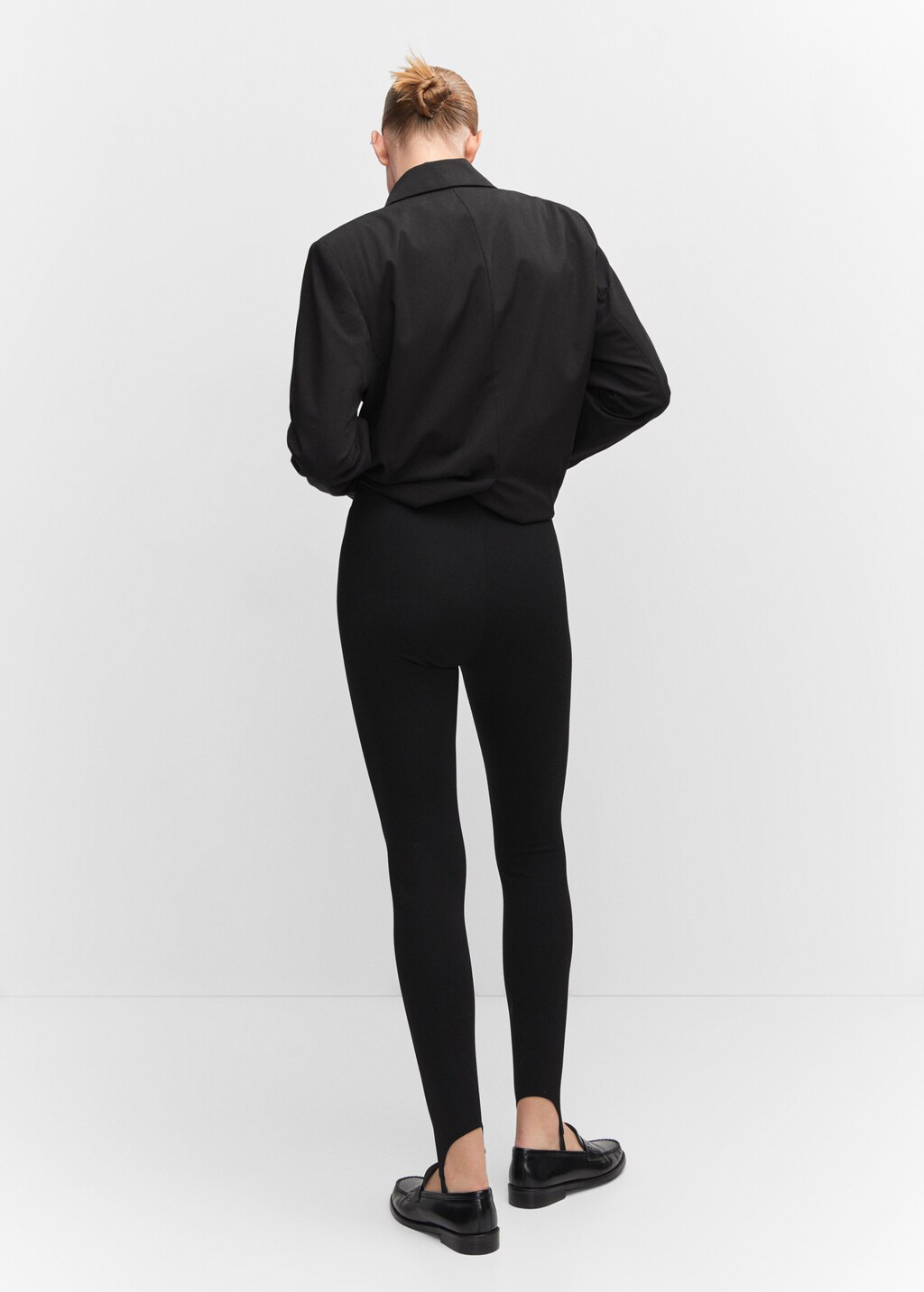 Fuseau legging with seams - Reverse of the article