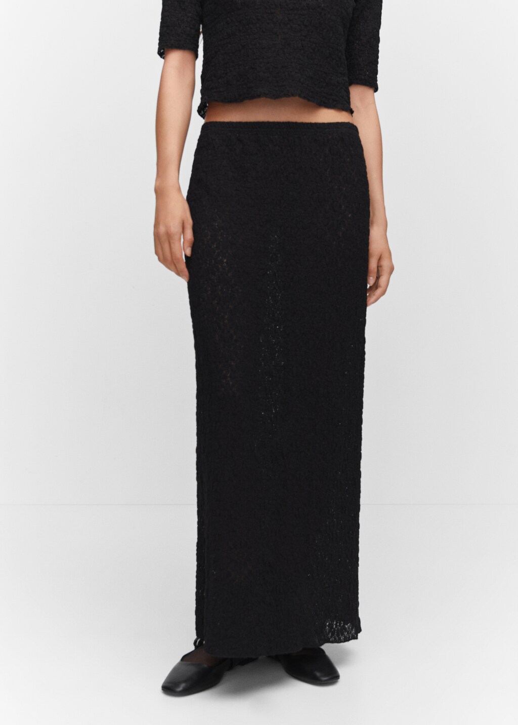 Open textured skirt - Medium plane